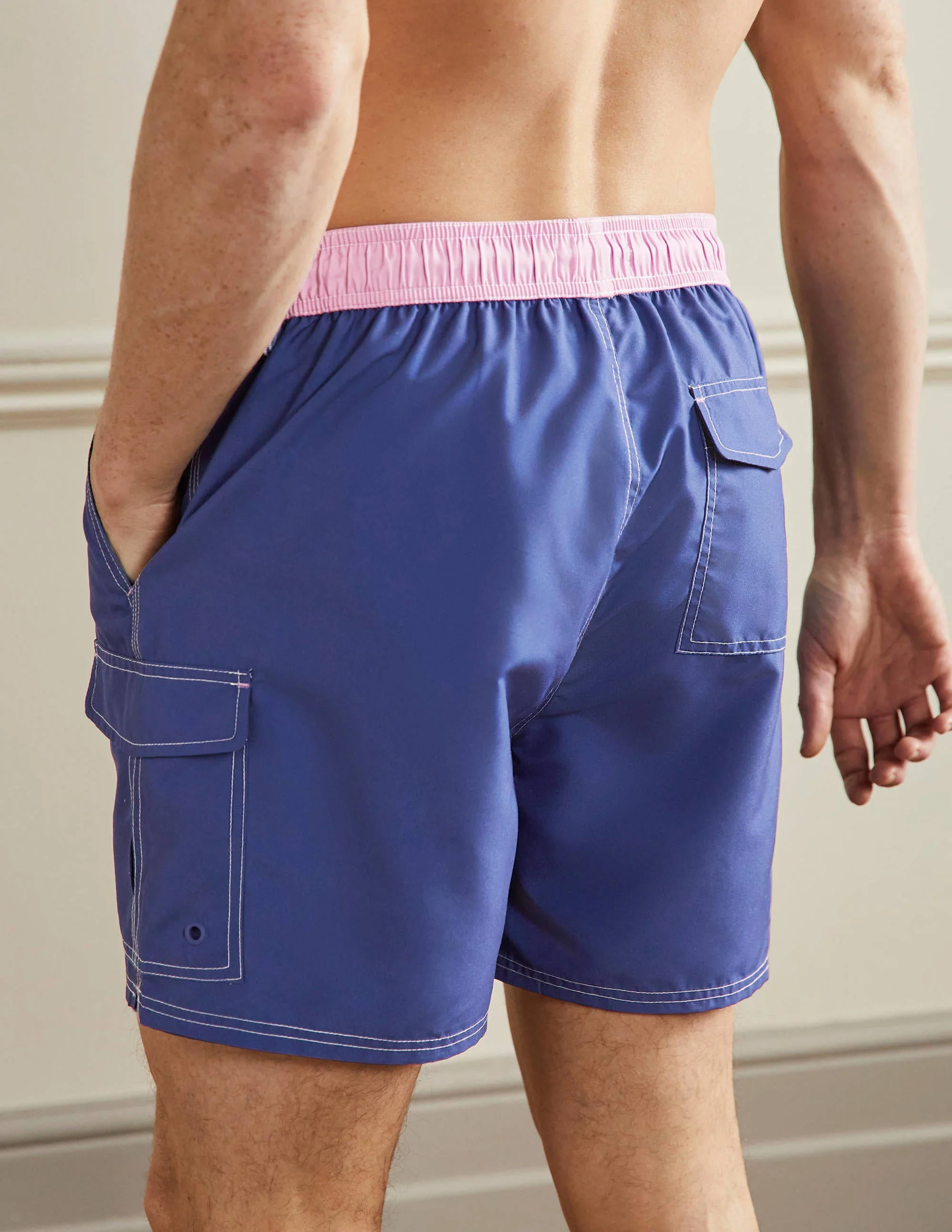 Cargo-Badeshorts-Offiziersblau - Image 3