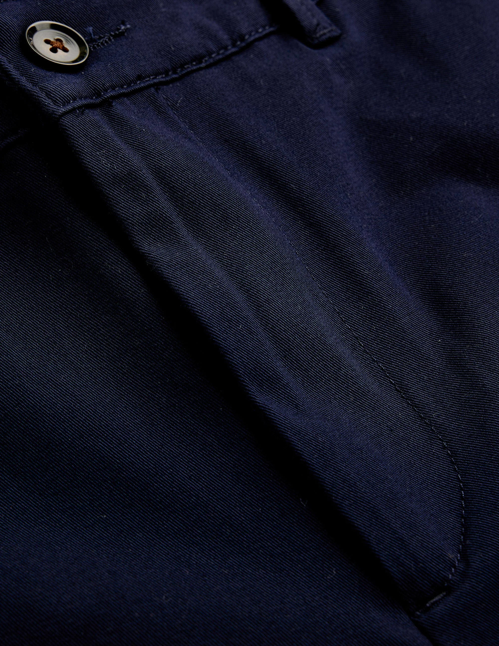 Chinohose mit geradem Bein-Marineblau - Image 7