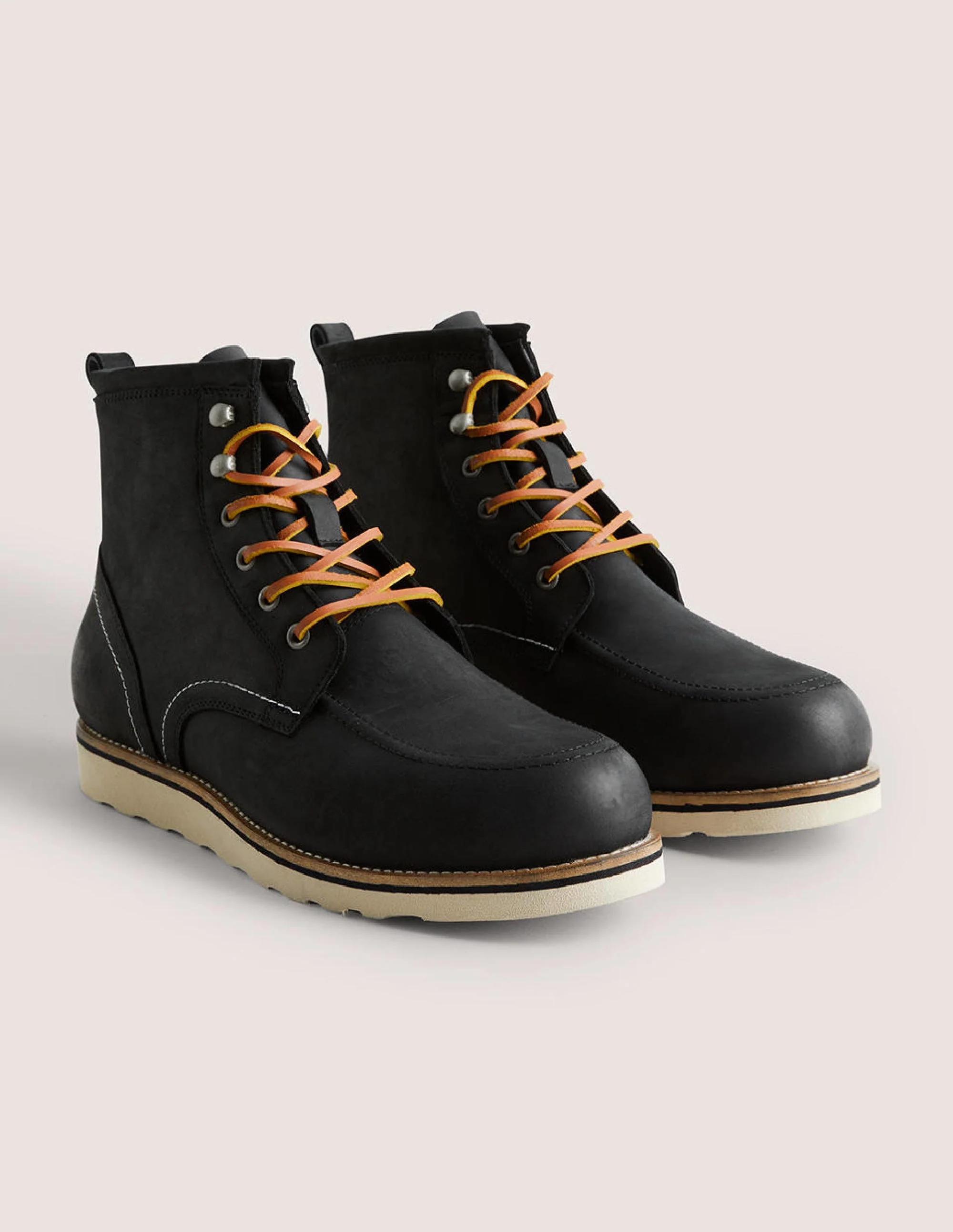Chukka-Boots aus Leder-Schwarz - Image 2