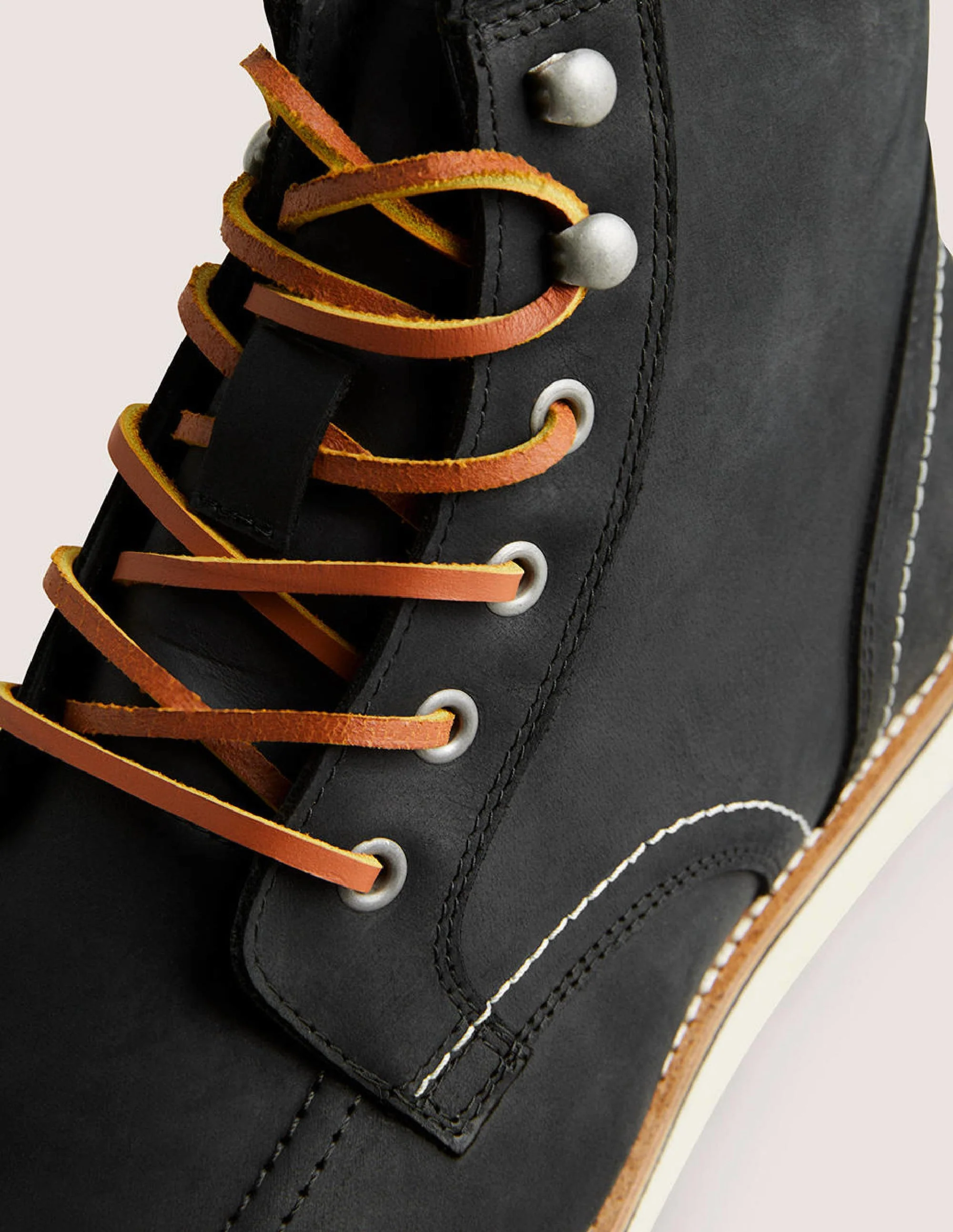 Chukka-Boots aus Leder-Schwarz - Image 3