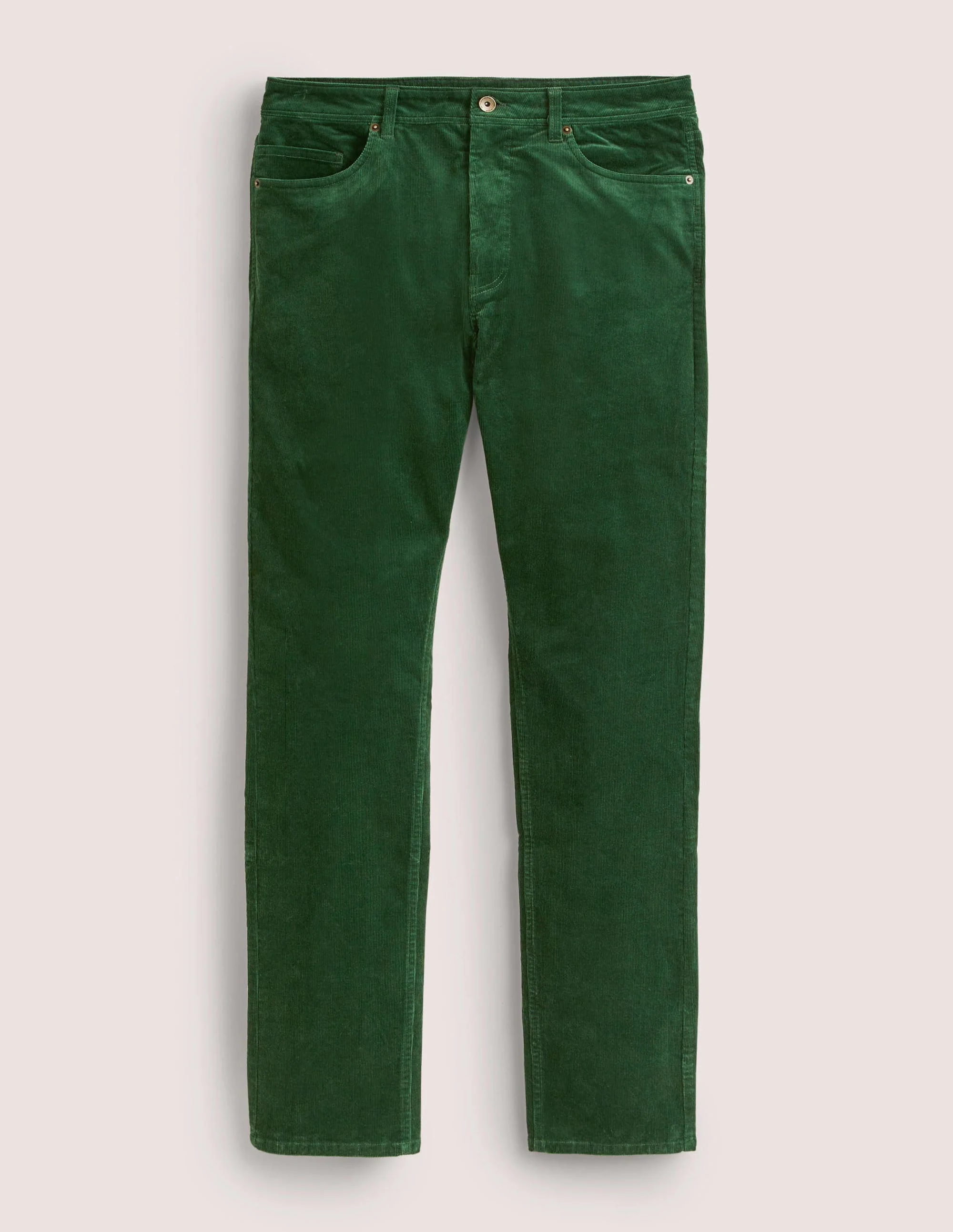 Cordhose mit fünf Taschen-Waldgrün - Image 6