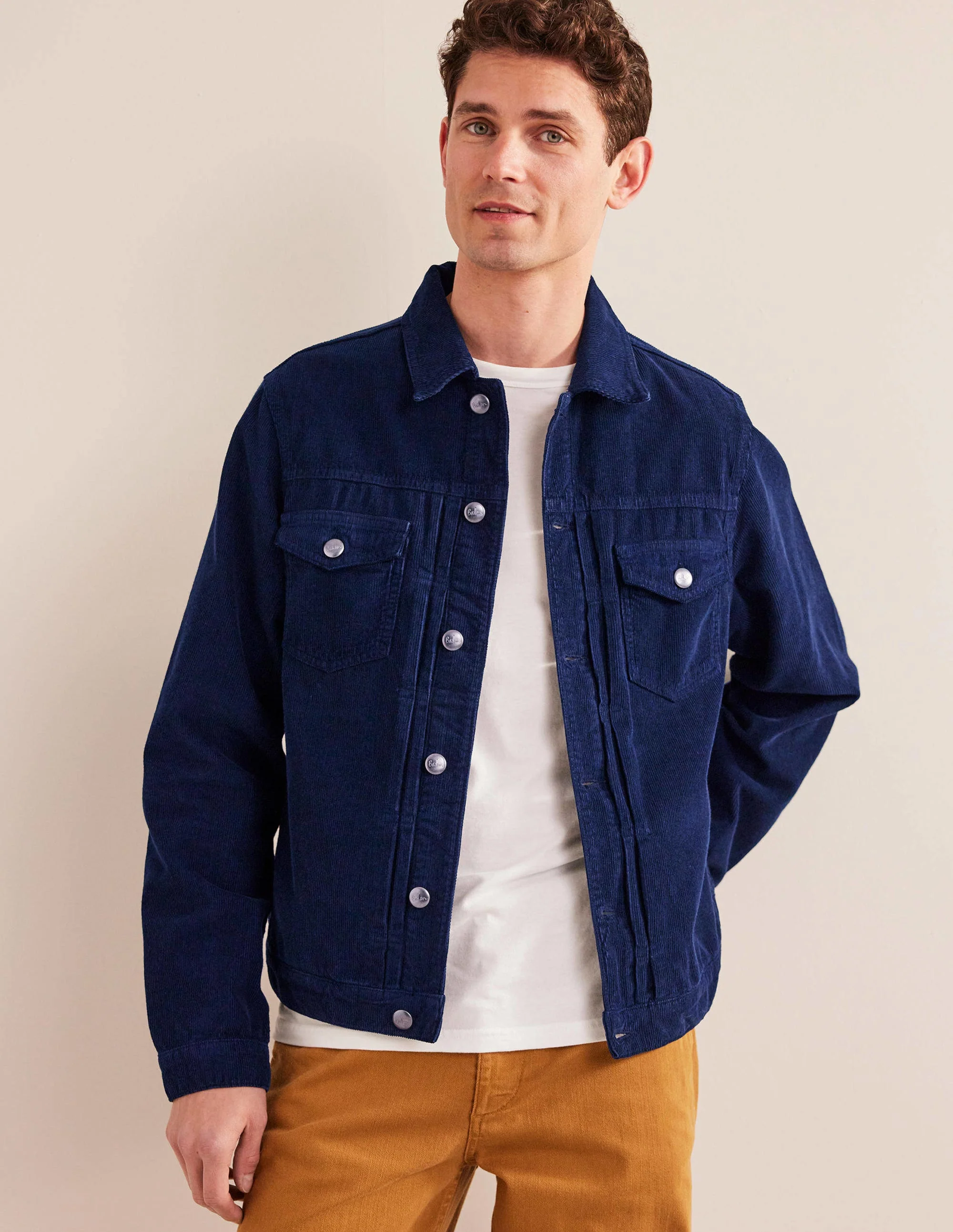 Cordjacke-Navy, Cord - Image 2