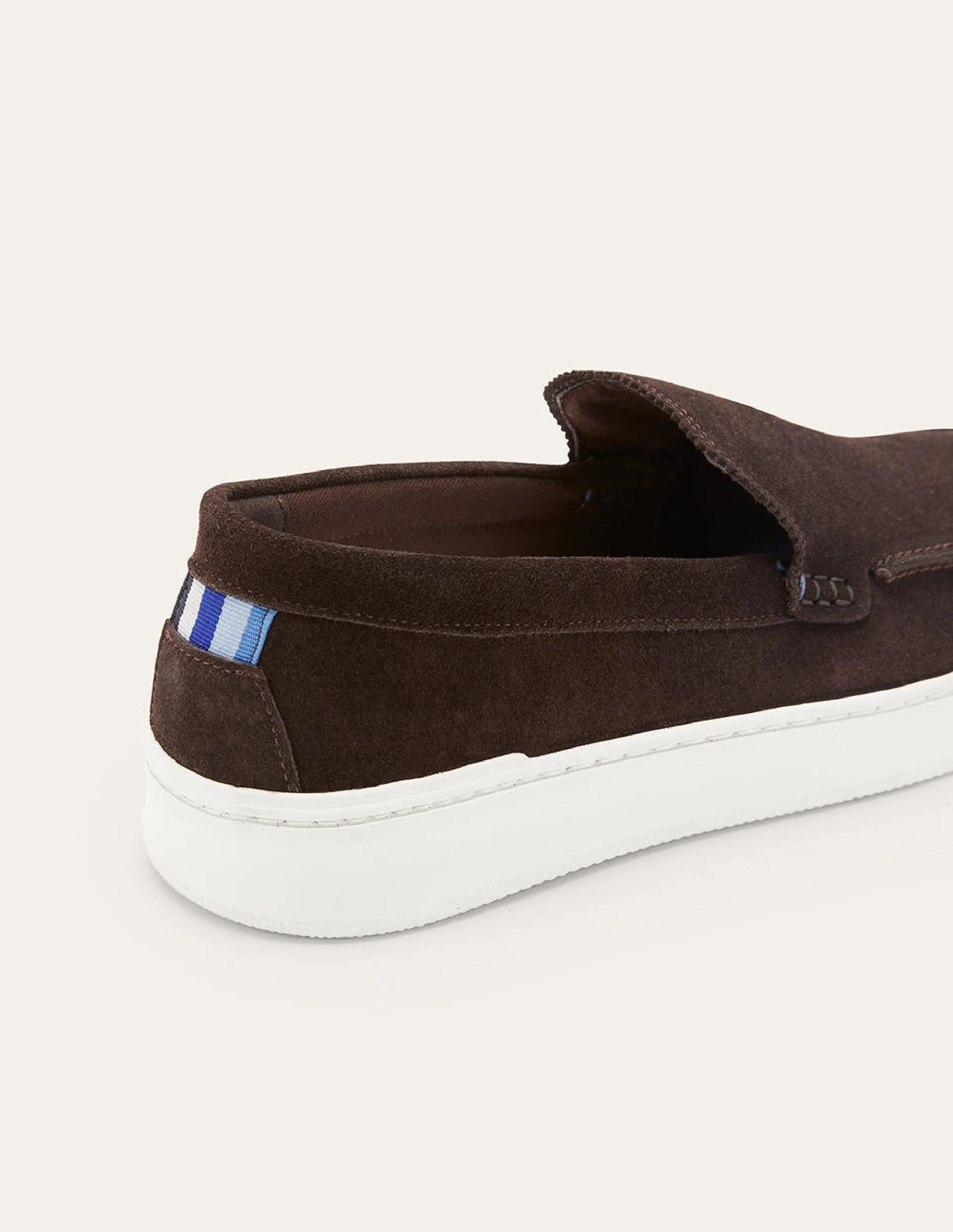 Cupsole-Loafer aus Veloursleder zum Hineinschlüpfen-Braun - Image 6