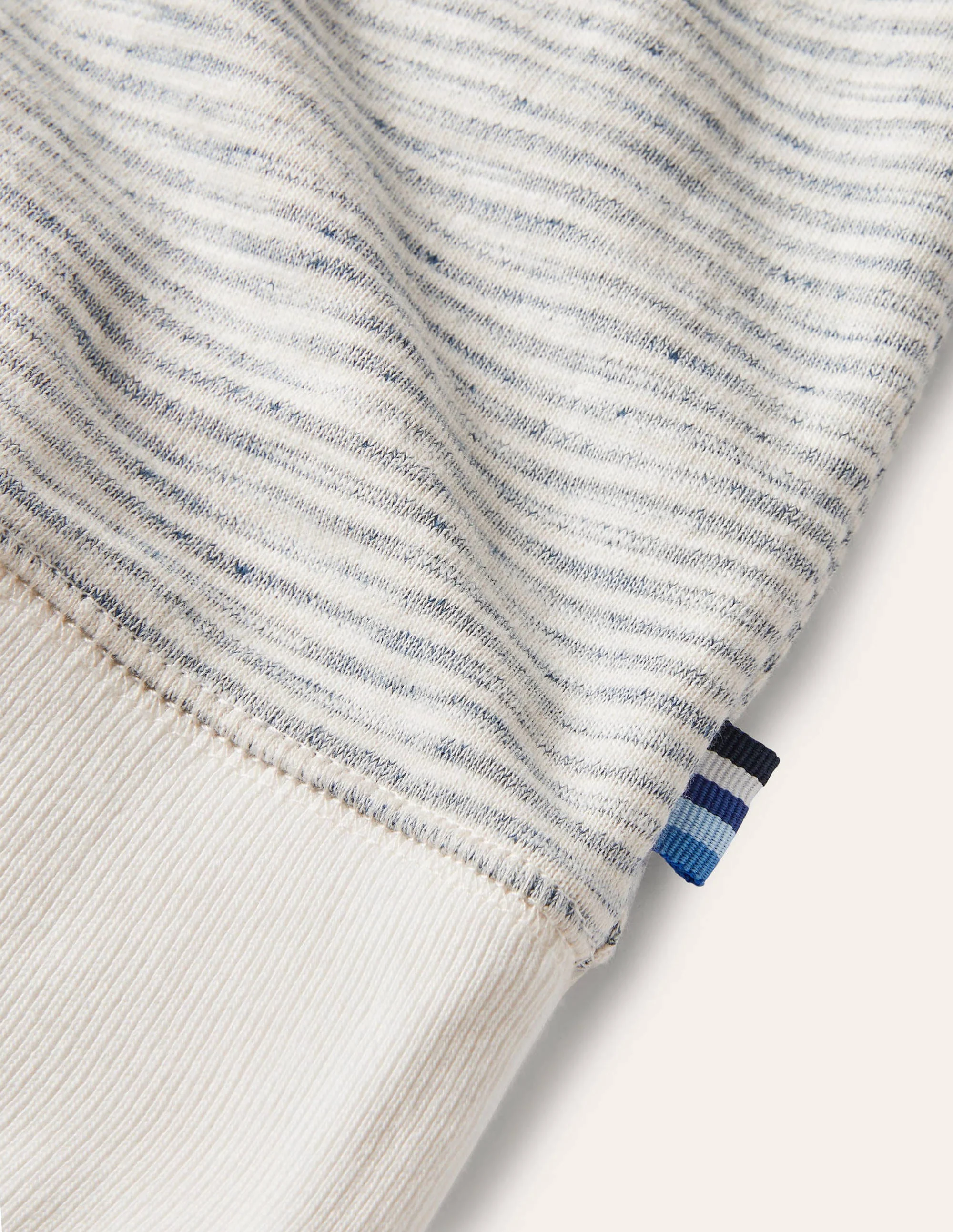 Danby Gebürstetes Sweatshirt-Grau, Gestreift - Image 6