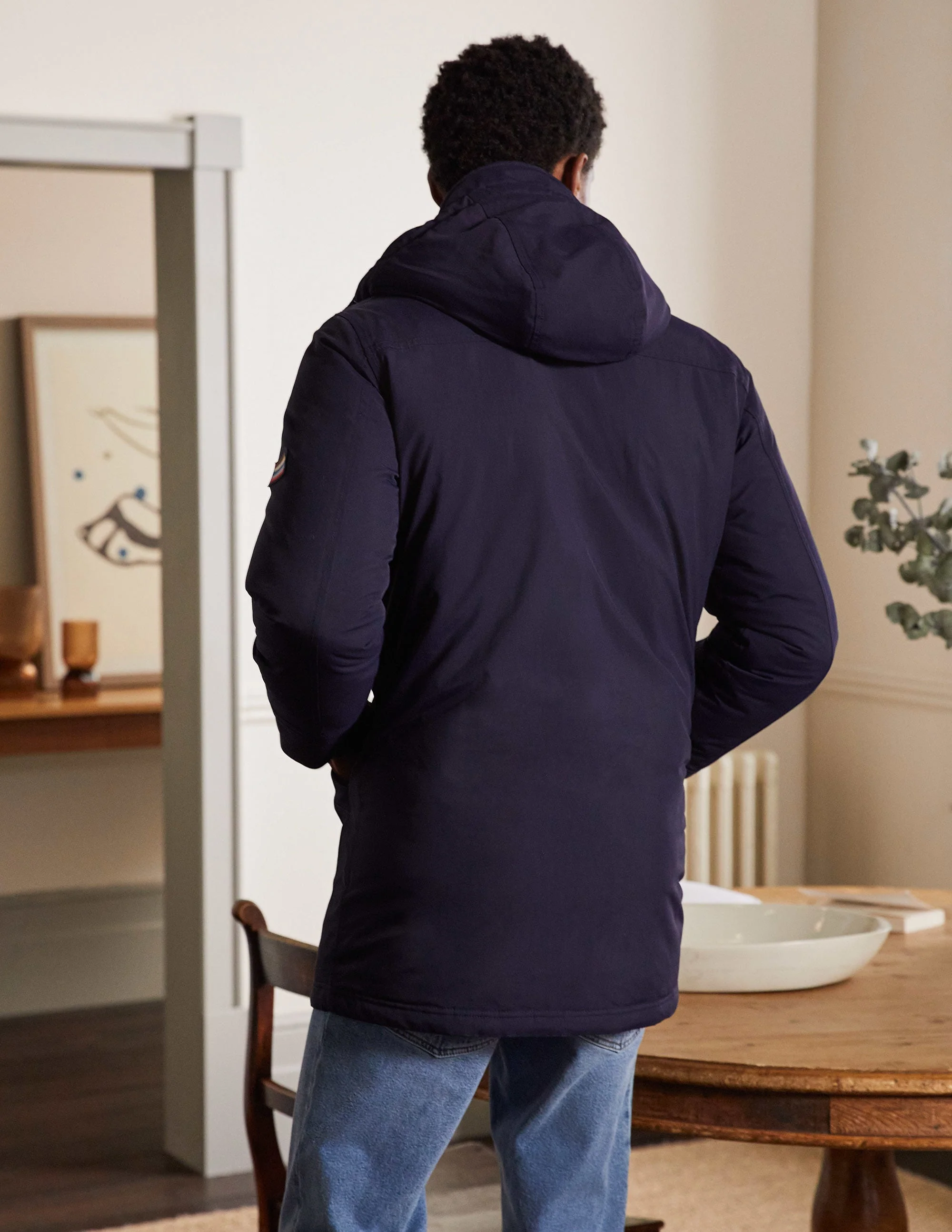 Edale Wasserdichter Parka-Marineblau - Image 3