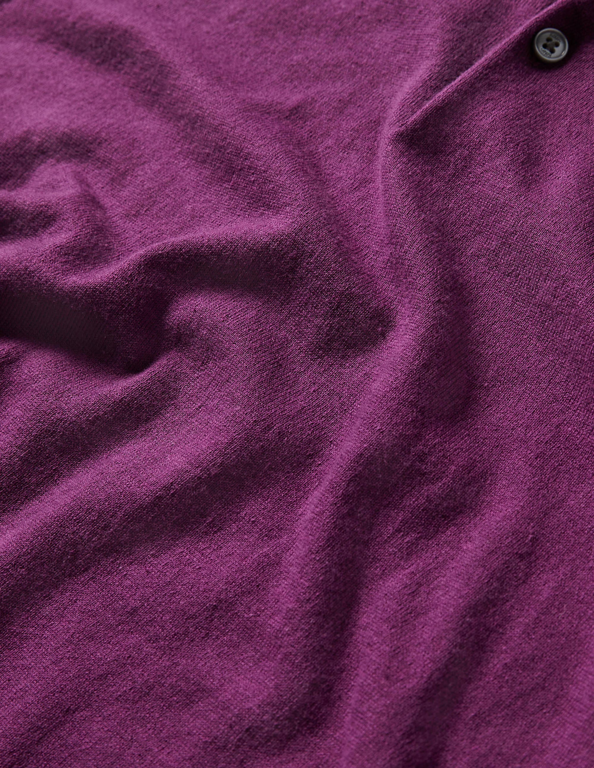 Finsbury Strick-Poloshirt-Pflaume - Image 5