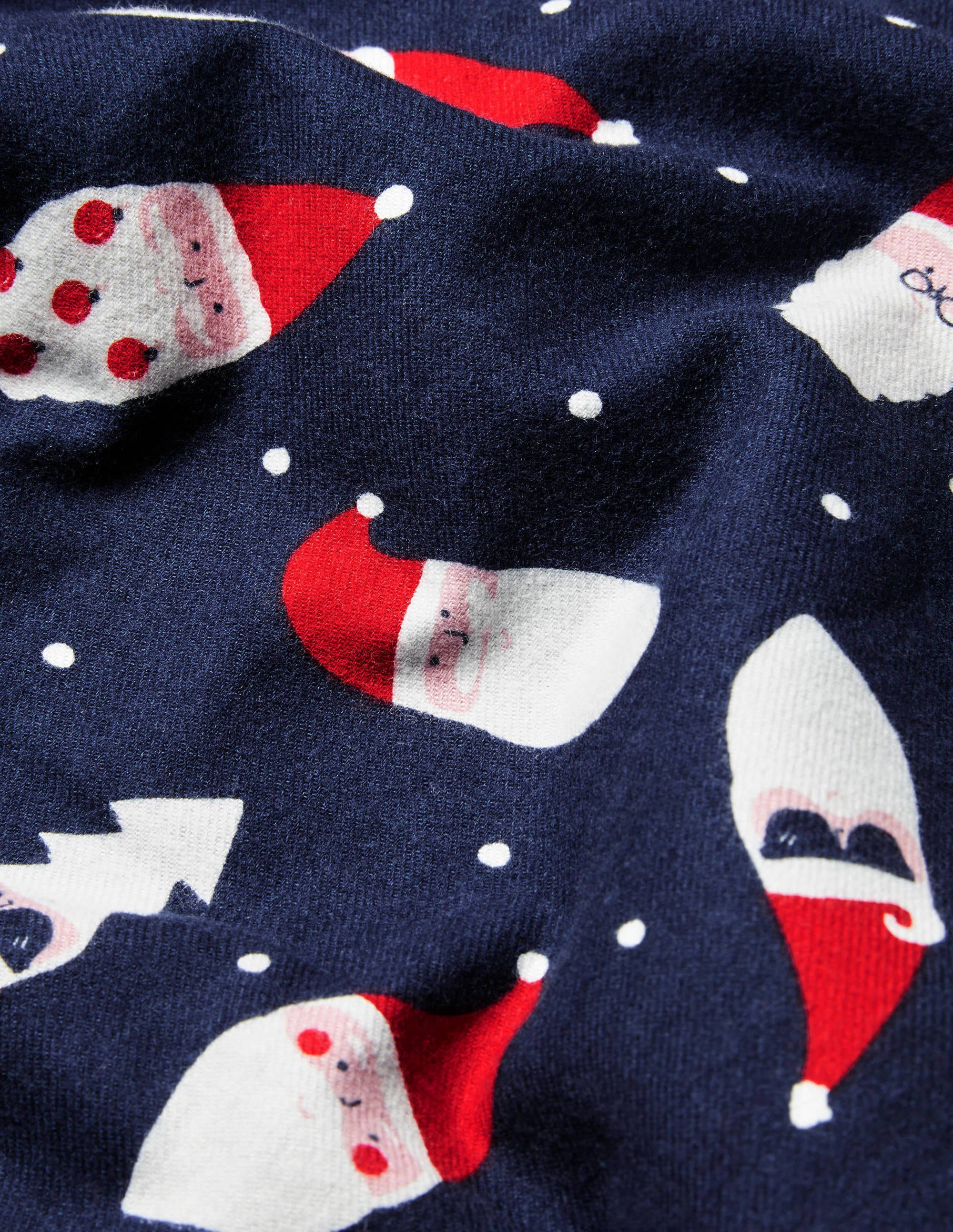 Gemusterte Schlafanzughose-Navy, Weihnachtsmann - Image 6