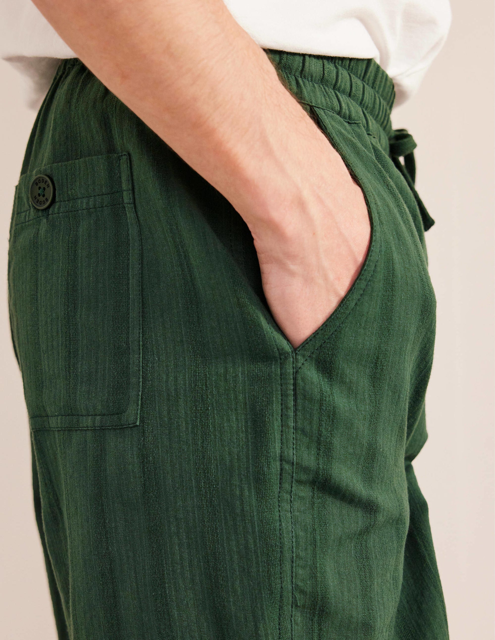 Gemusterte Shorts-Palmblattgrün - Image 3