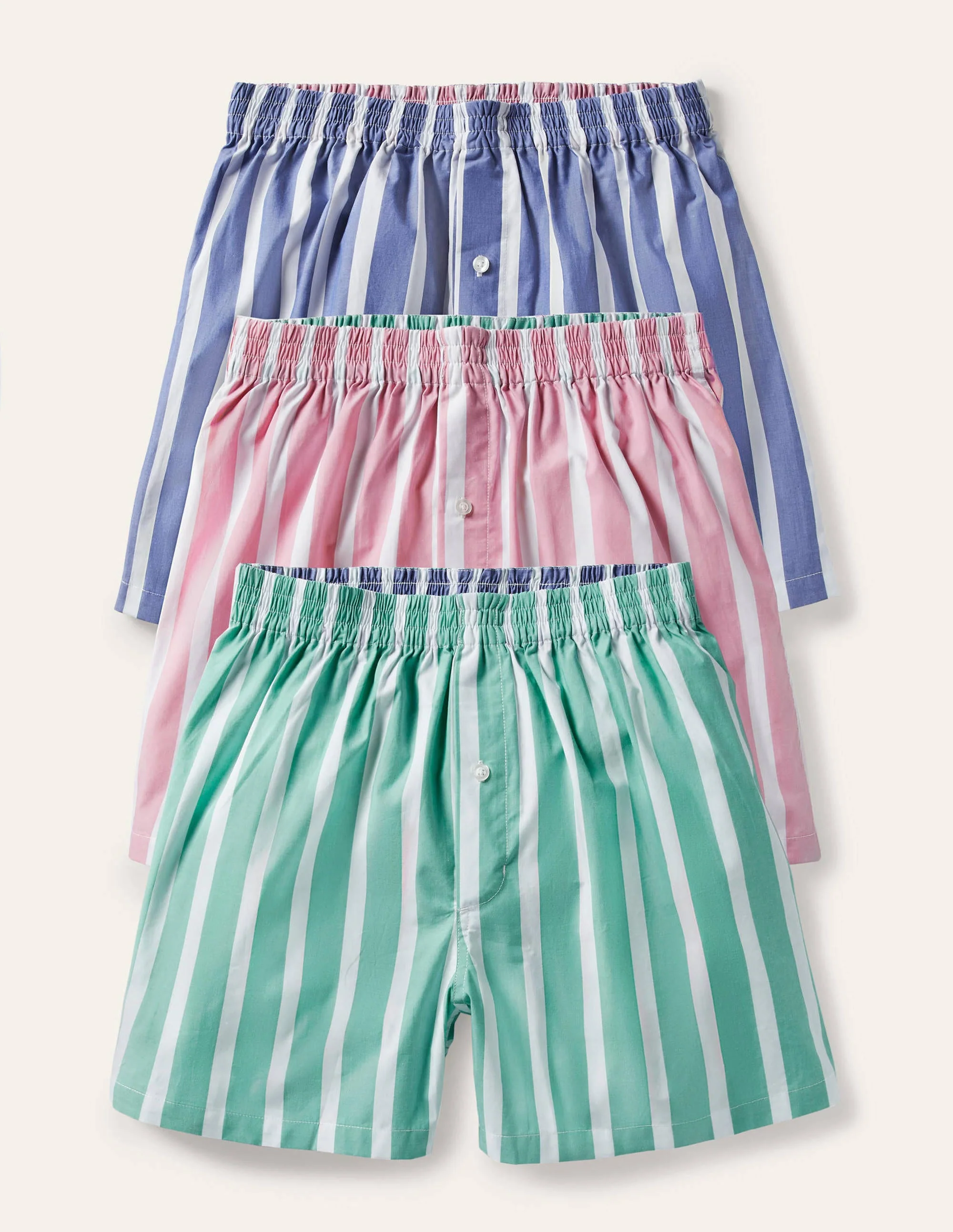 Gewebte Boxershorts im 3er-Pack-Streifenmix, Set