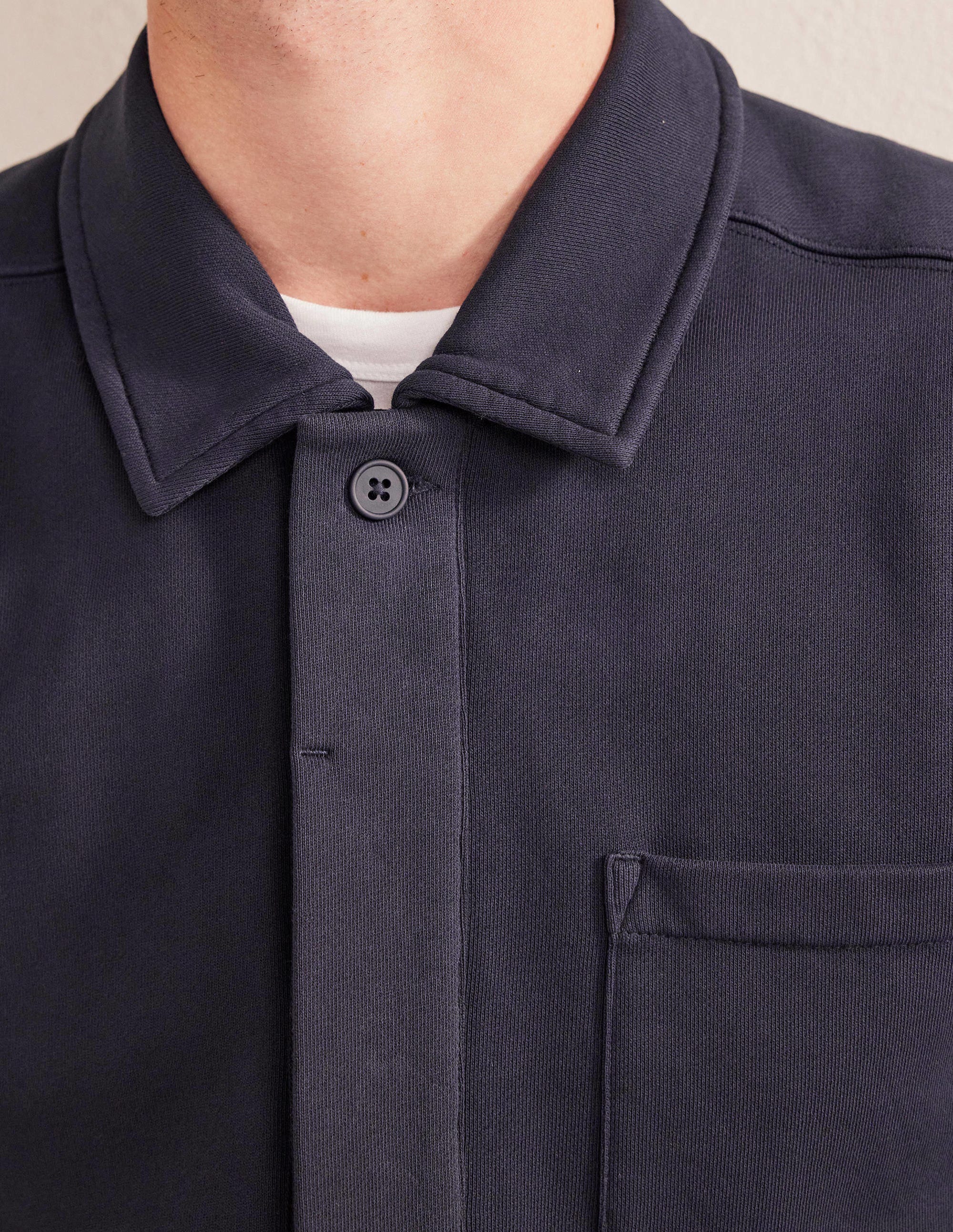 Harringtonjacke aus Baumwolle-Marineblau - Image 2