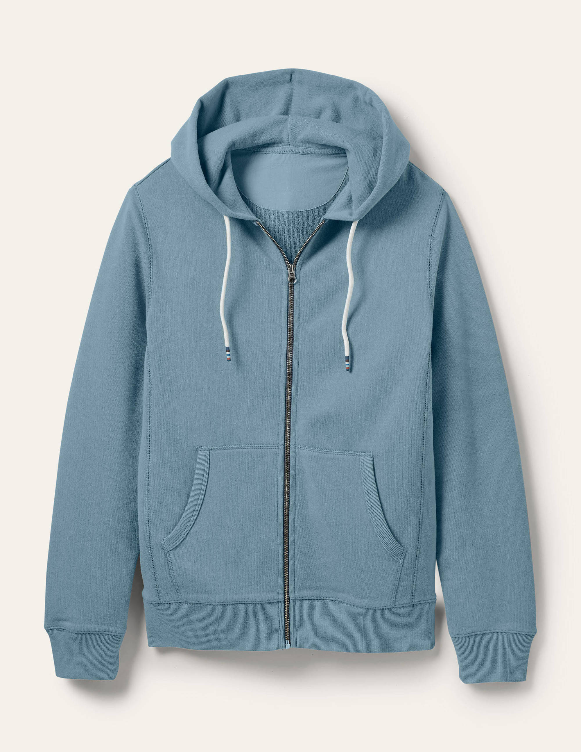 Irvine Kapuzenjacke mit Reißverschluss-Topasblau - Image 6