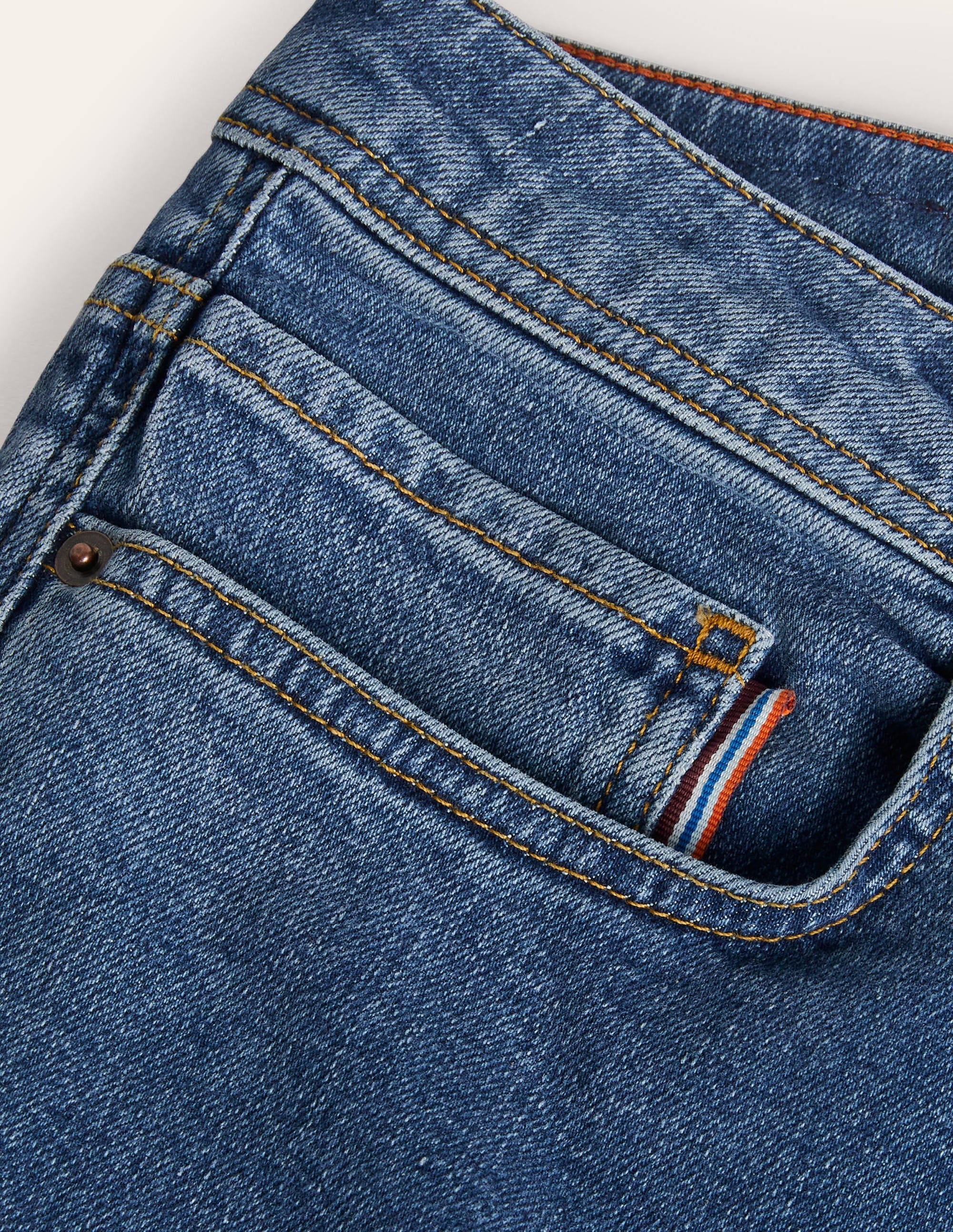 Jeans mit schmalem Bein-Denim, helle Waschung - Image 5