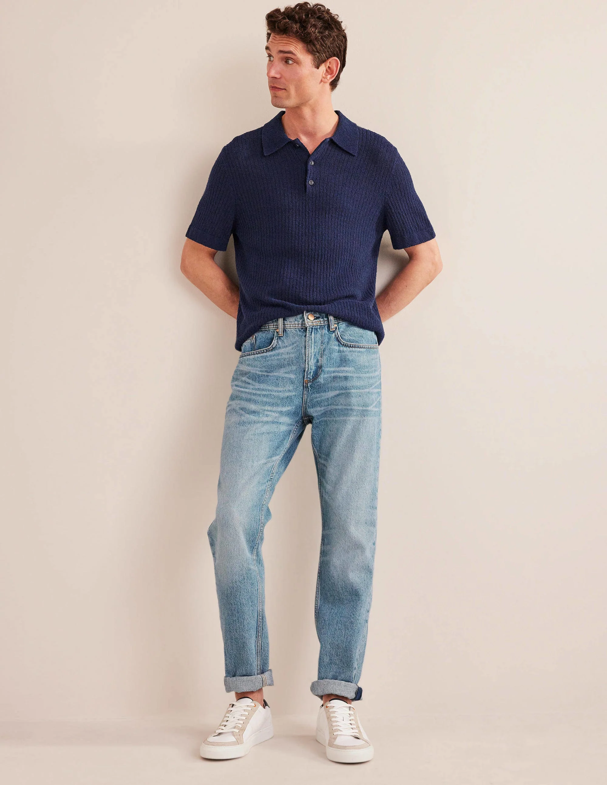 Jeans mit schmaler Passform-Vintage-Waschung
