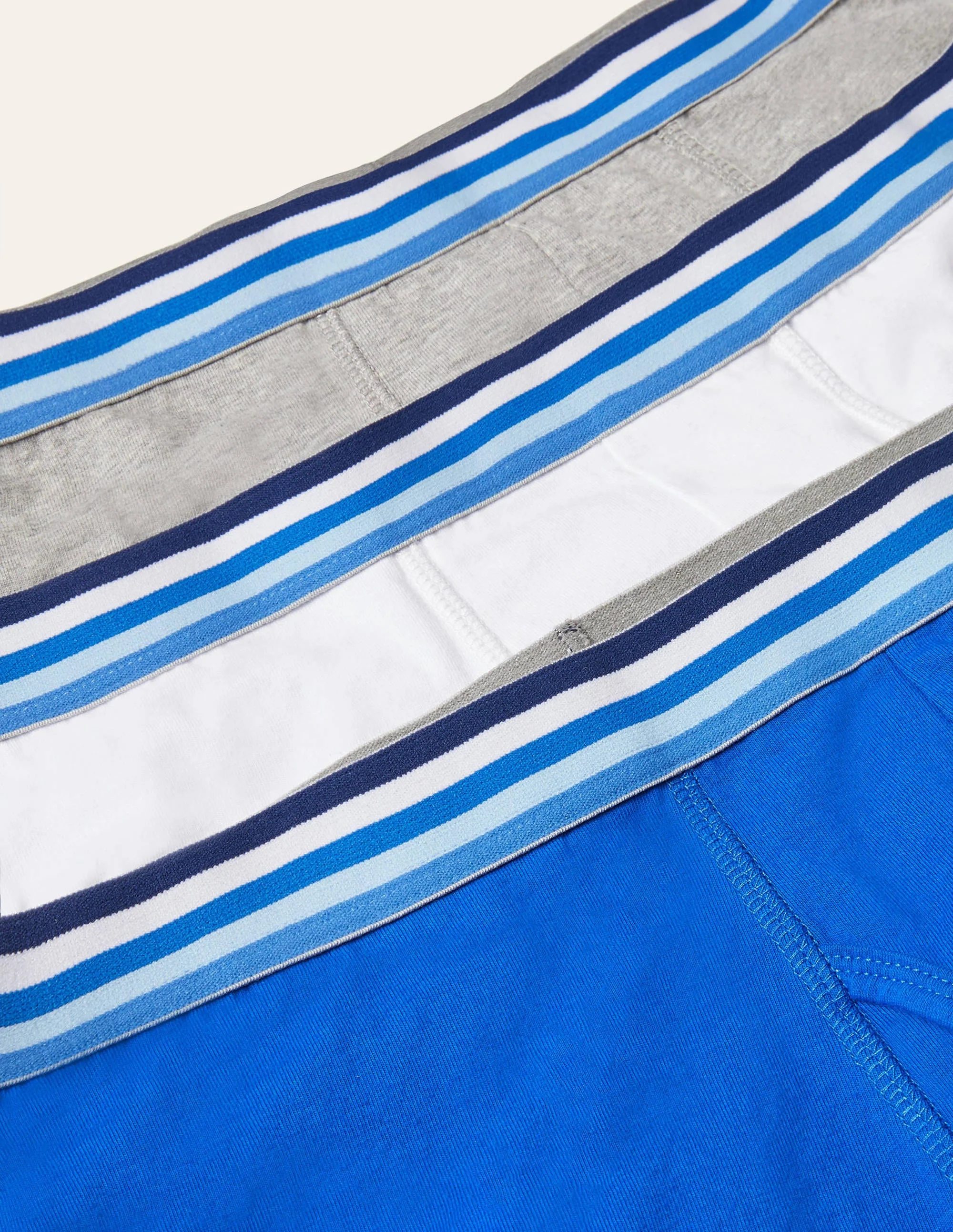 Jersey-Boxershorts im 3er-Pack-Unifarben, Set - Image 2