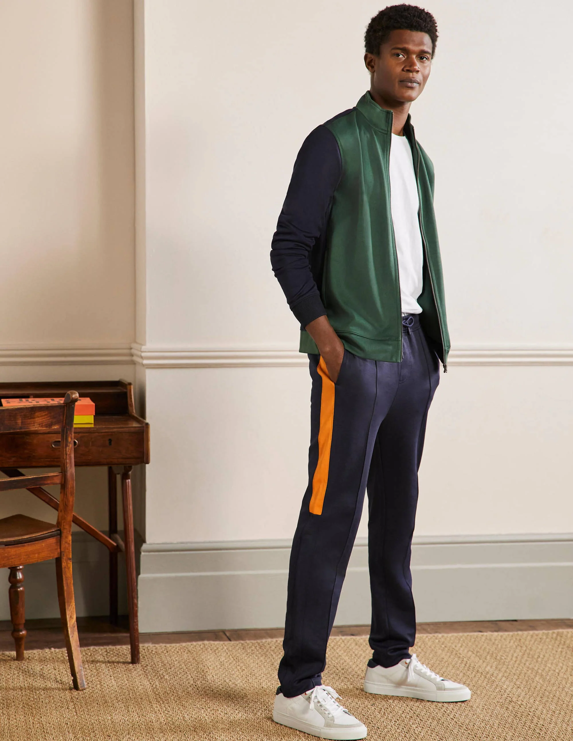 Jogginghose-Navy/Orange