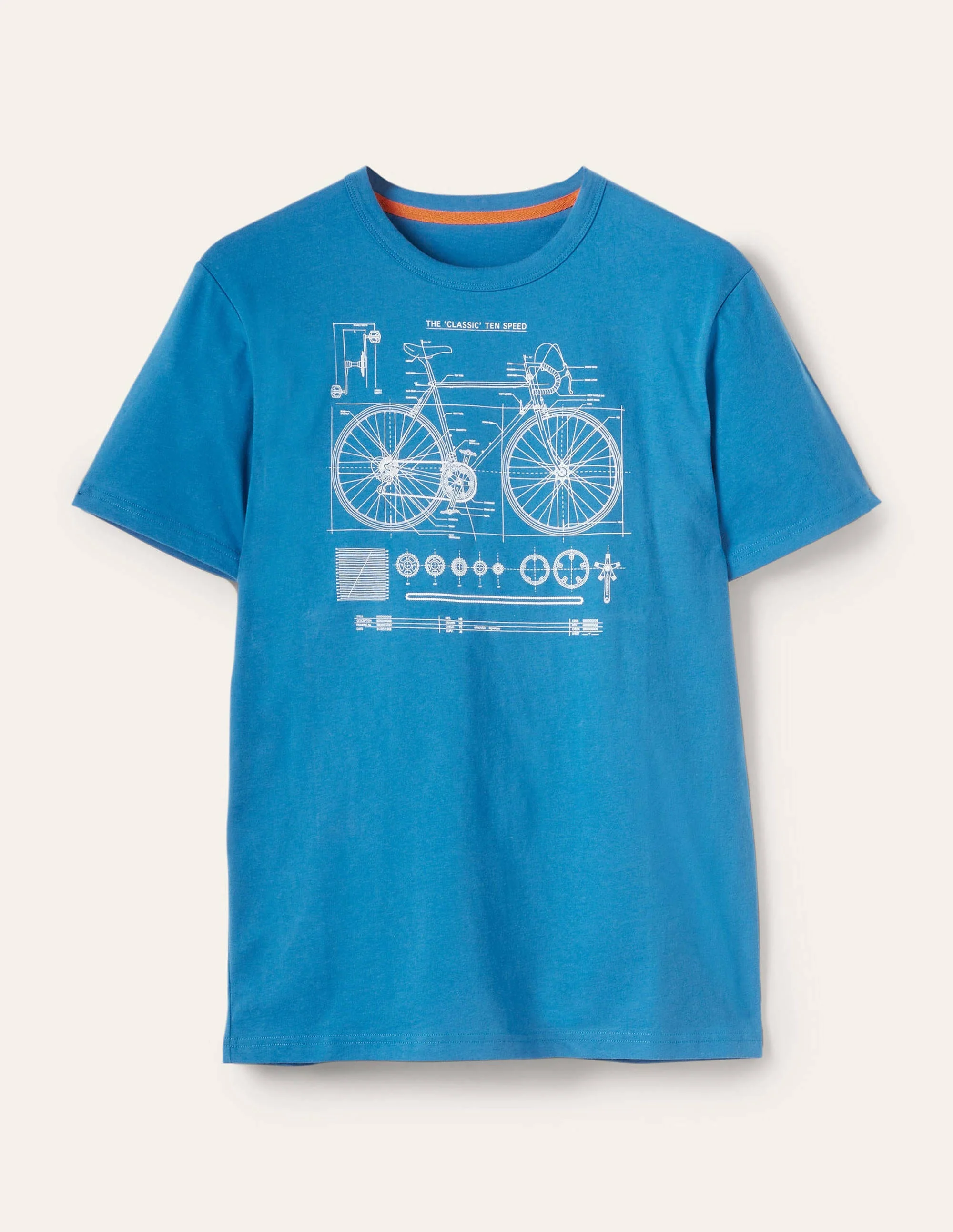 Kingston T-Shirt-Französisches Blau, Fahrrad - Image 6