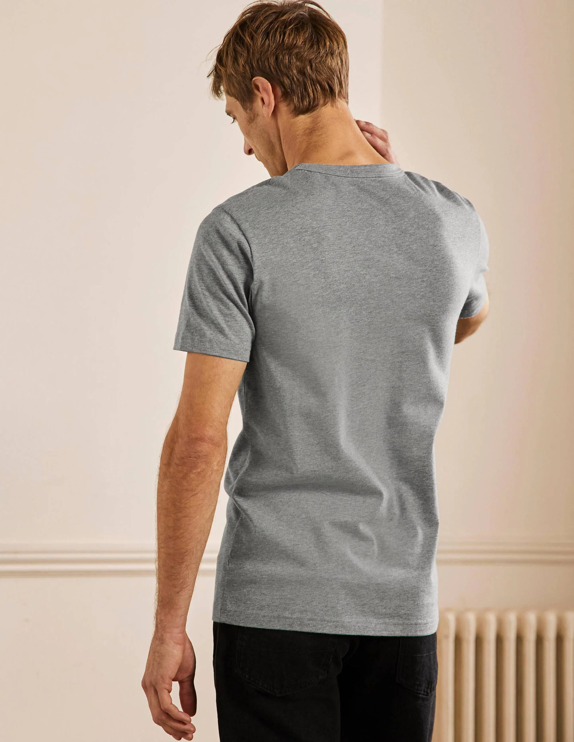 Kingston T-Shirt-Grau Meliert, Walsh Turnschuhe - Image 3