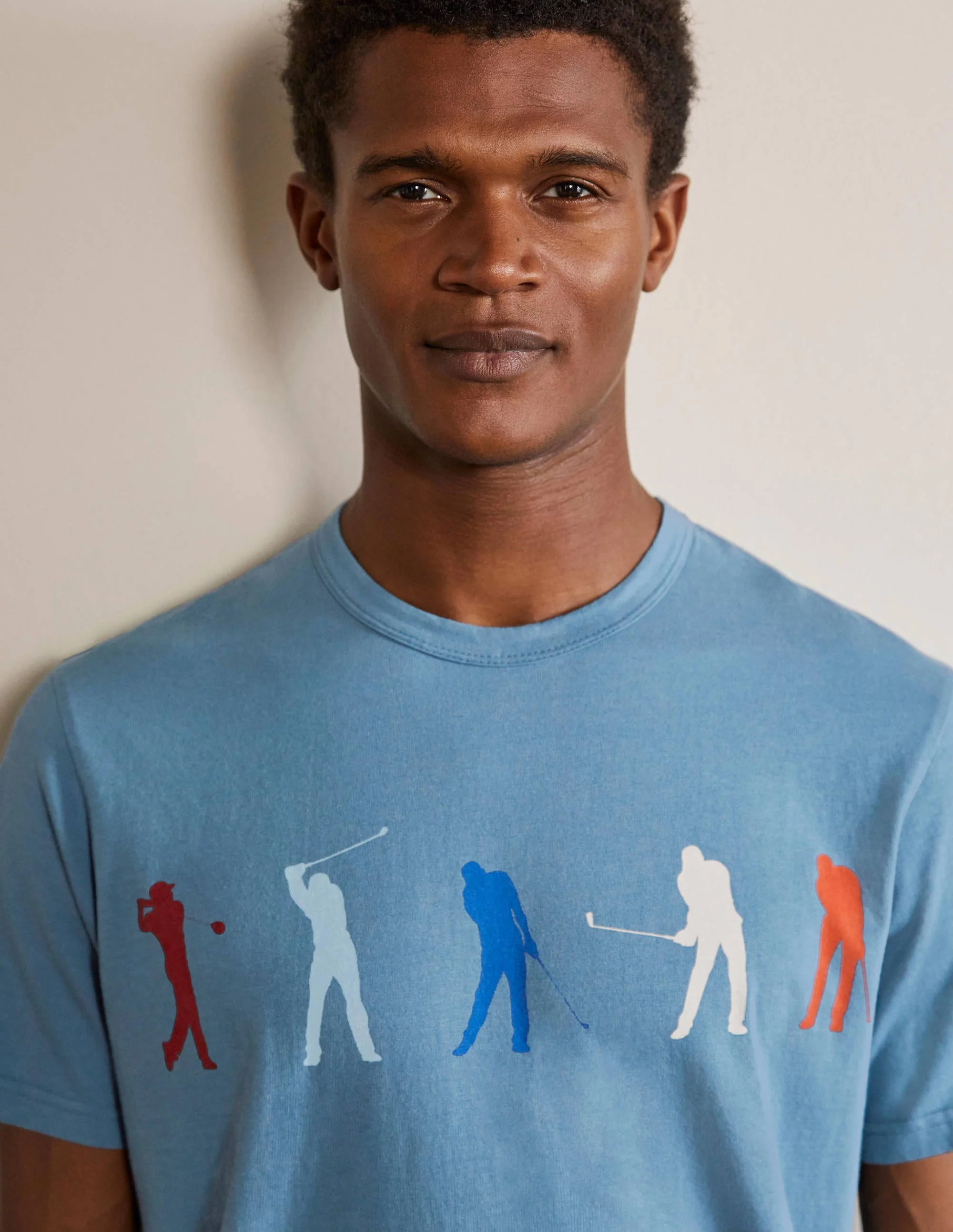 Kingston T-Shirt-Mittelblau, Golf - Image 2