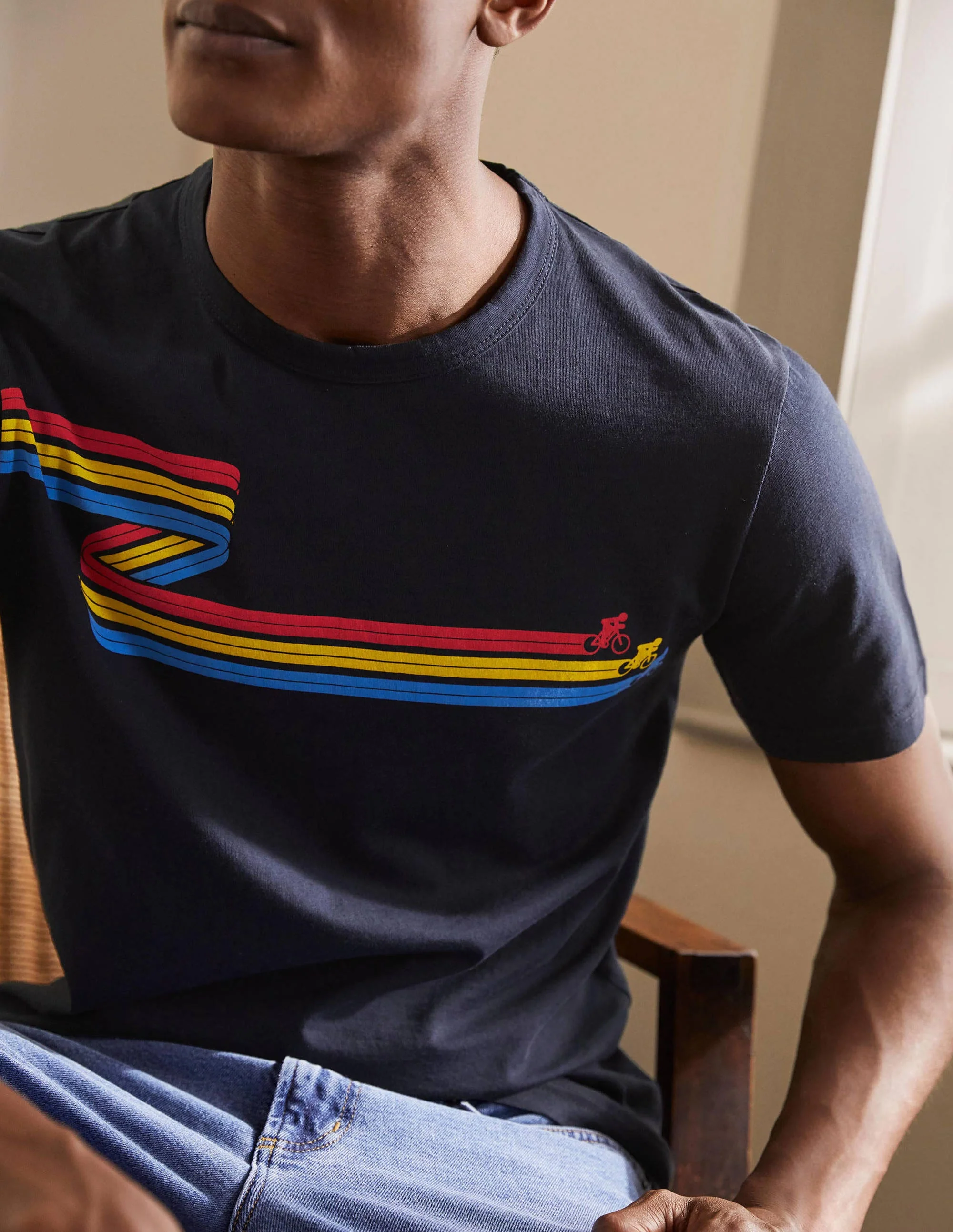 Kingston T-Shirt-Navy, Rennräder - Image 2