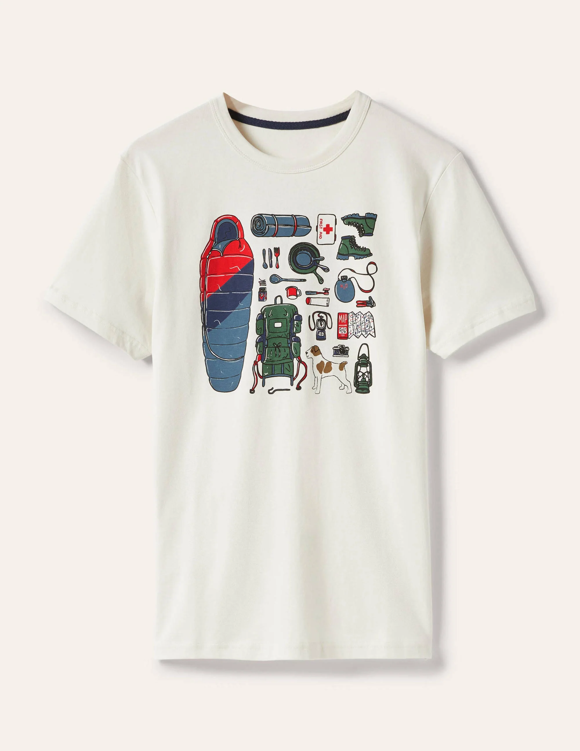 Kingston T-Shirt-Weiß, Campingausflug - Image 6