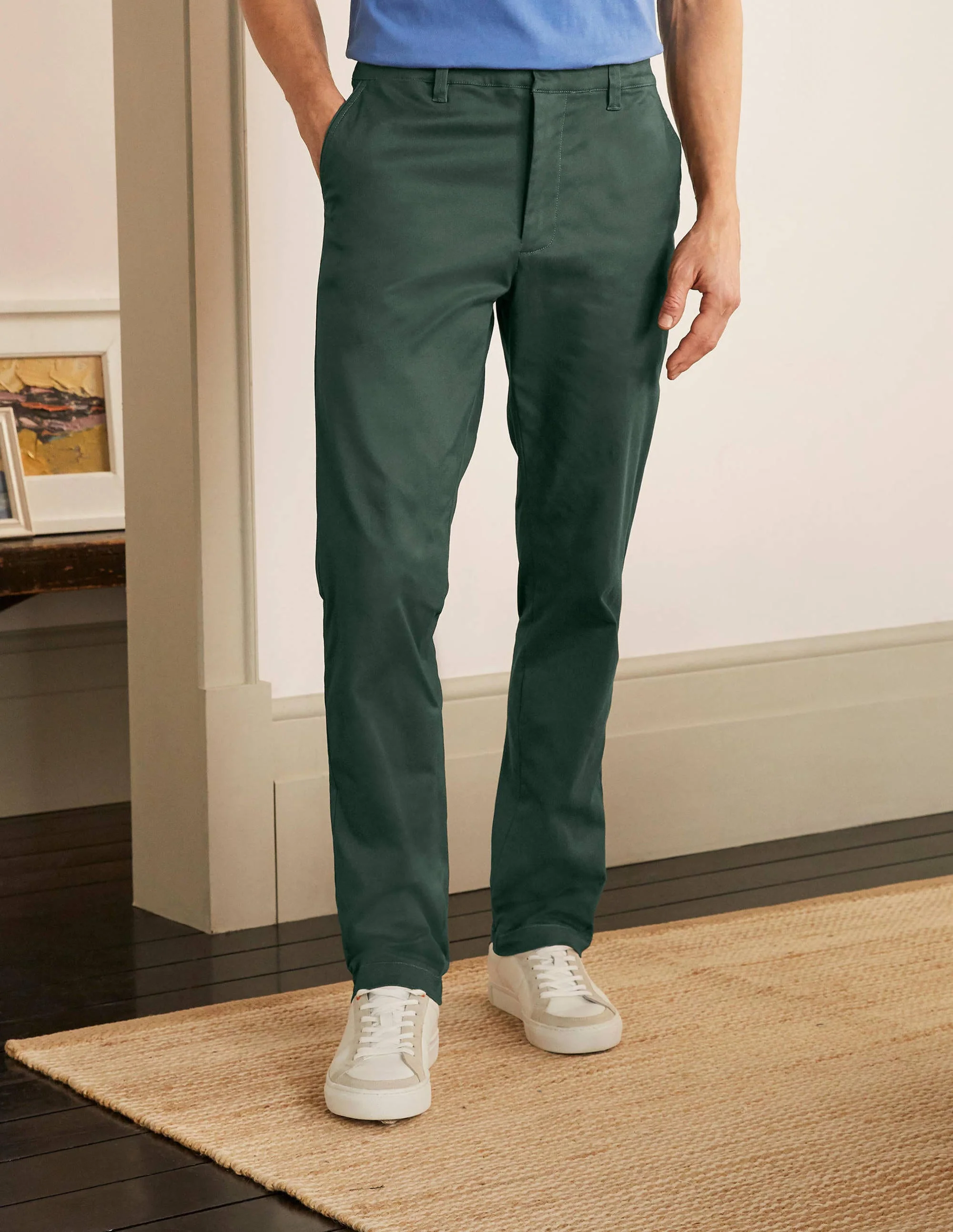 Klassische Chinos mit schmalem Bein-Richmond-Grün - Image 2