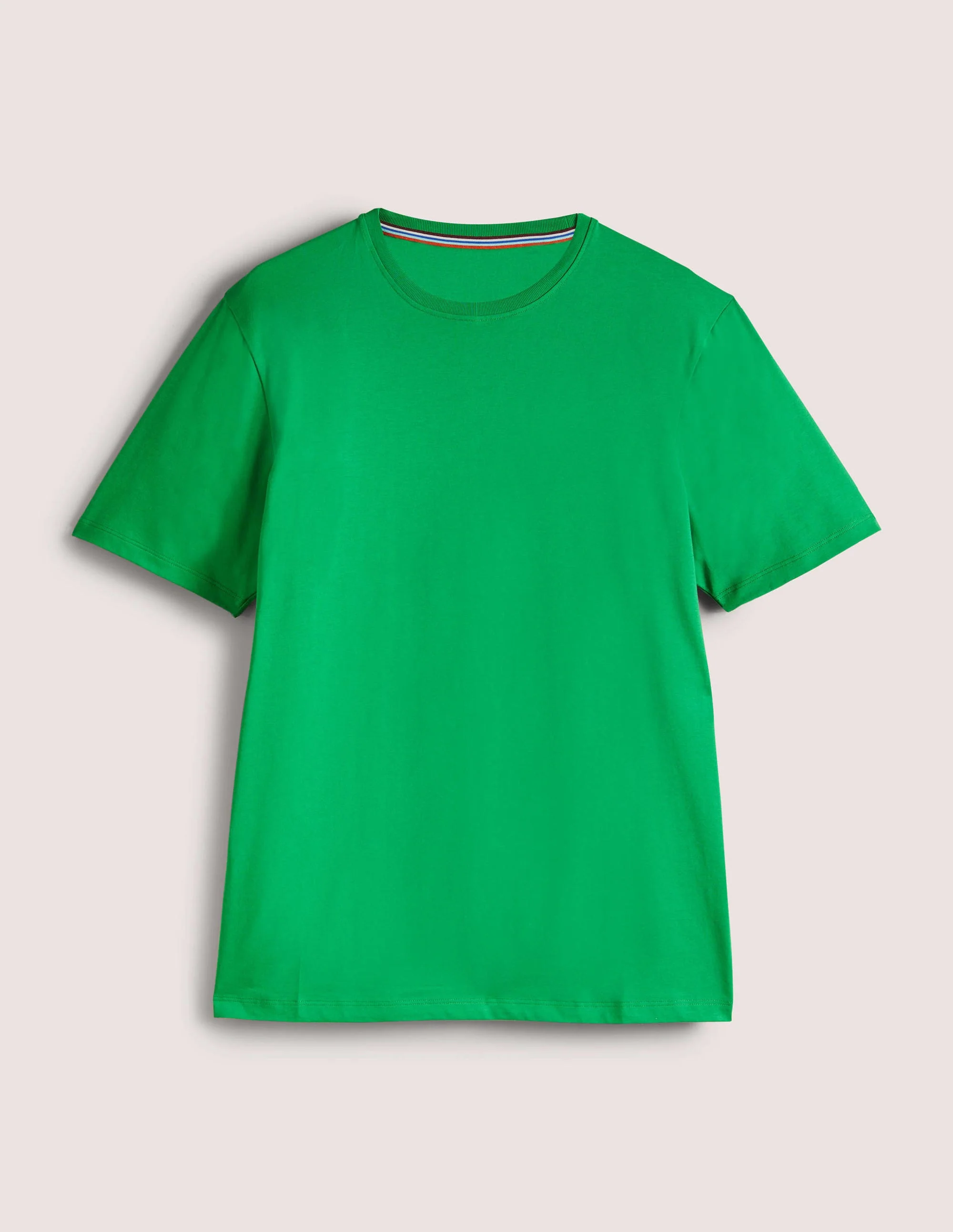 Klassisches Baumwoll-T-Shirt-Bohnengrün - Image 6