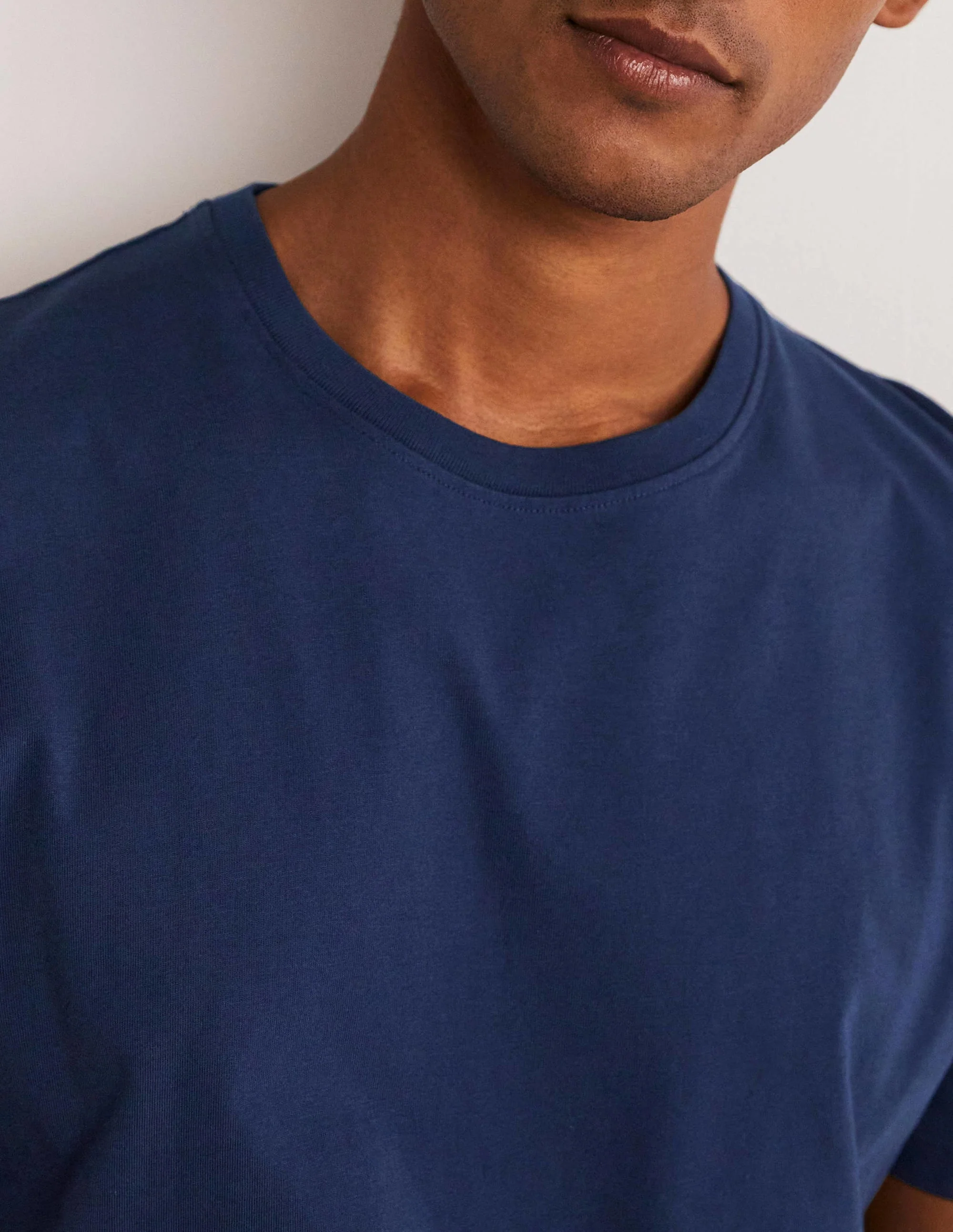 Klassisches Baumwoll-T-Shirt-Klassisches Navy - Image 2