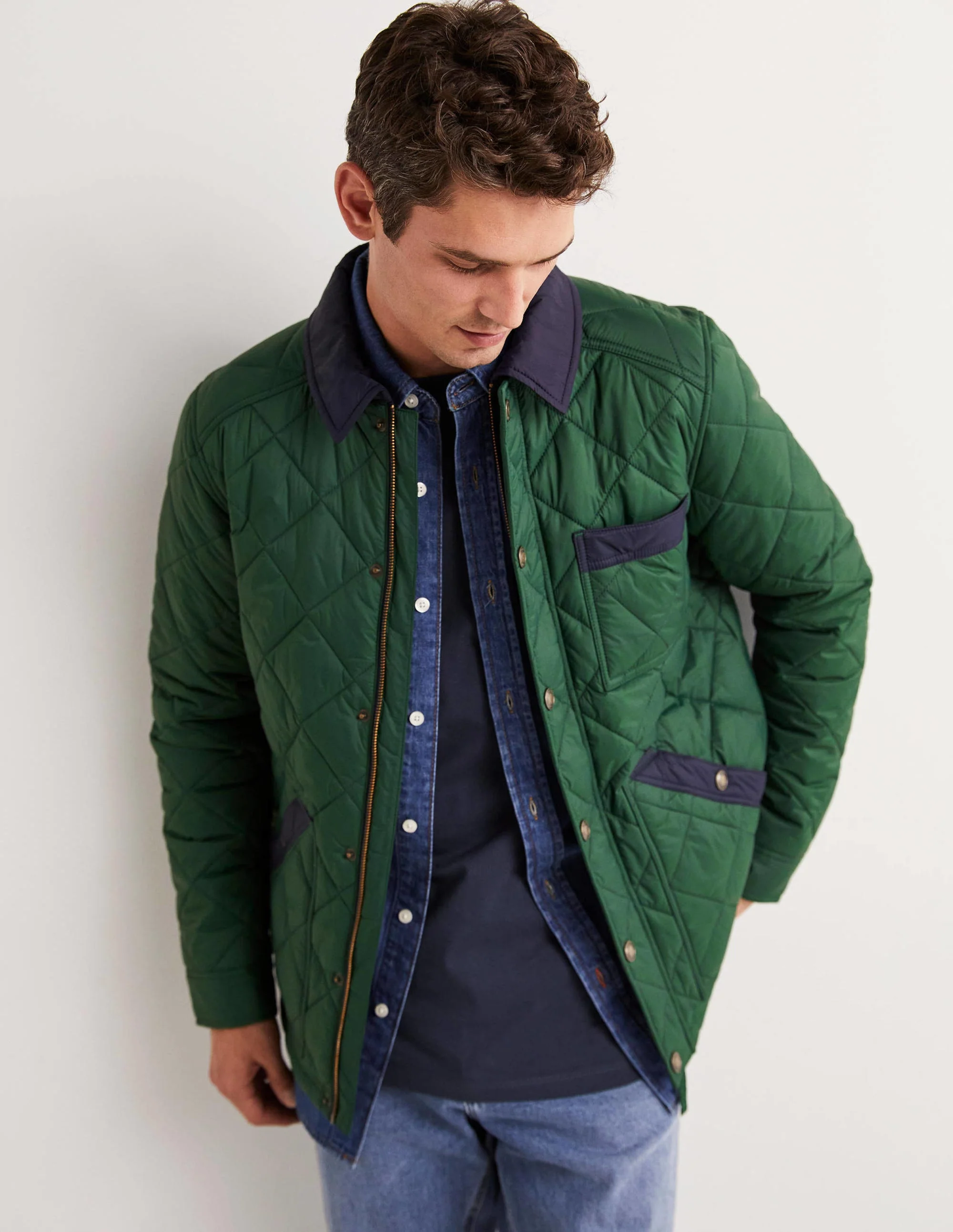 Kurze Steppjacke-Alligatorgrün - Image 4