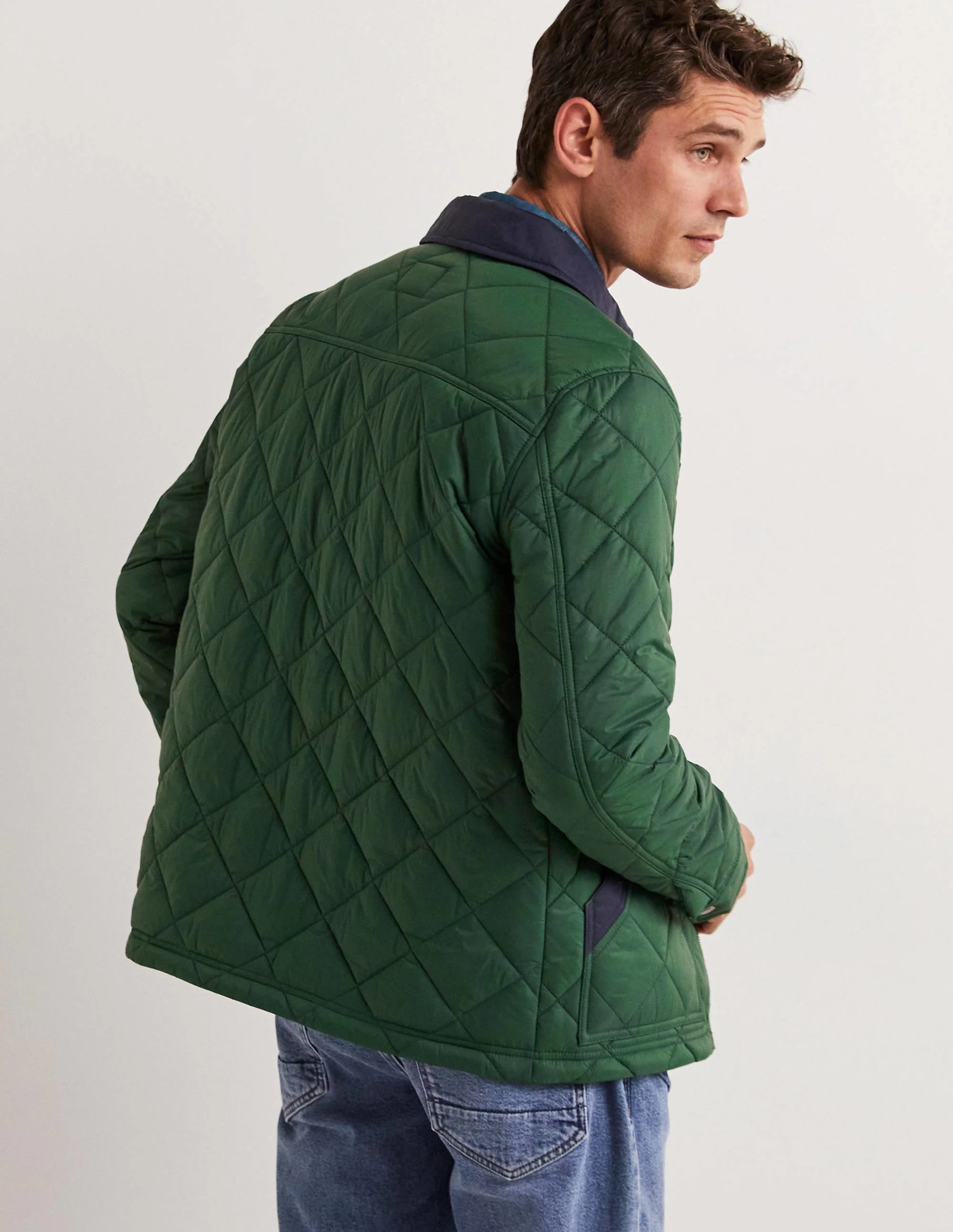 Kurze Steppjacke-Alligatorgrün - Image 8