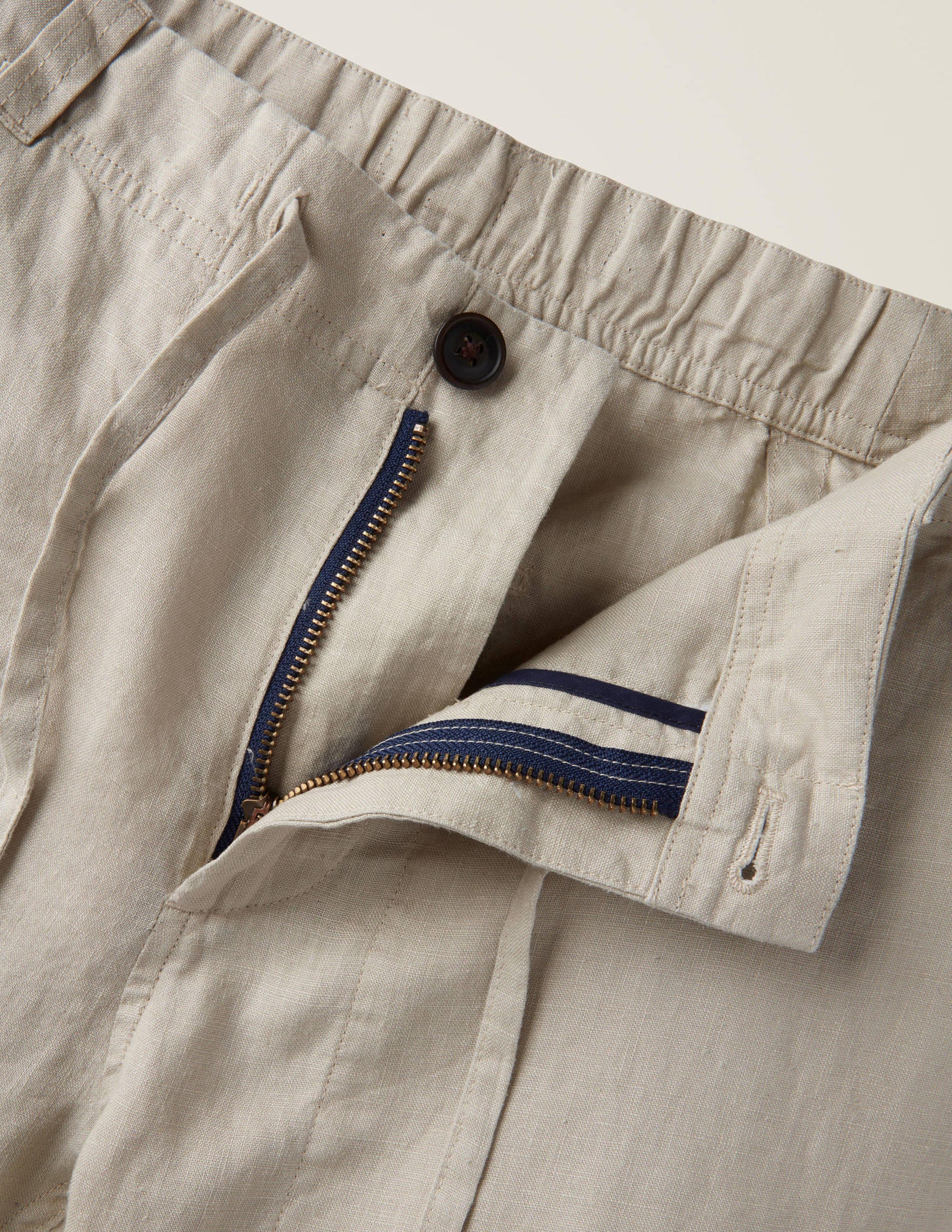 Lässige Leinenhose-Steingrau - Image 6