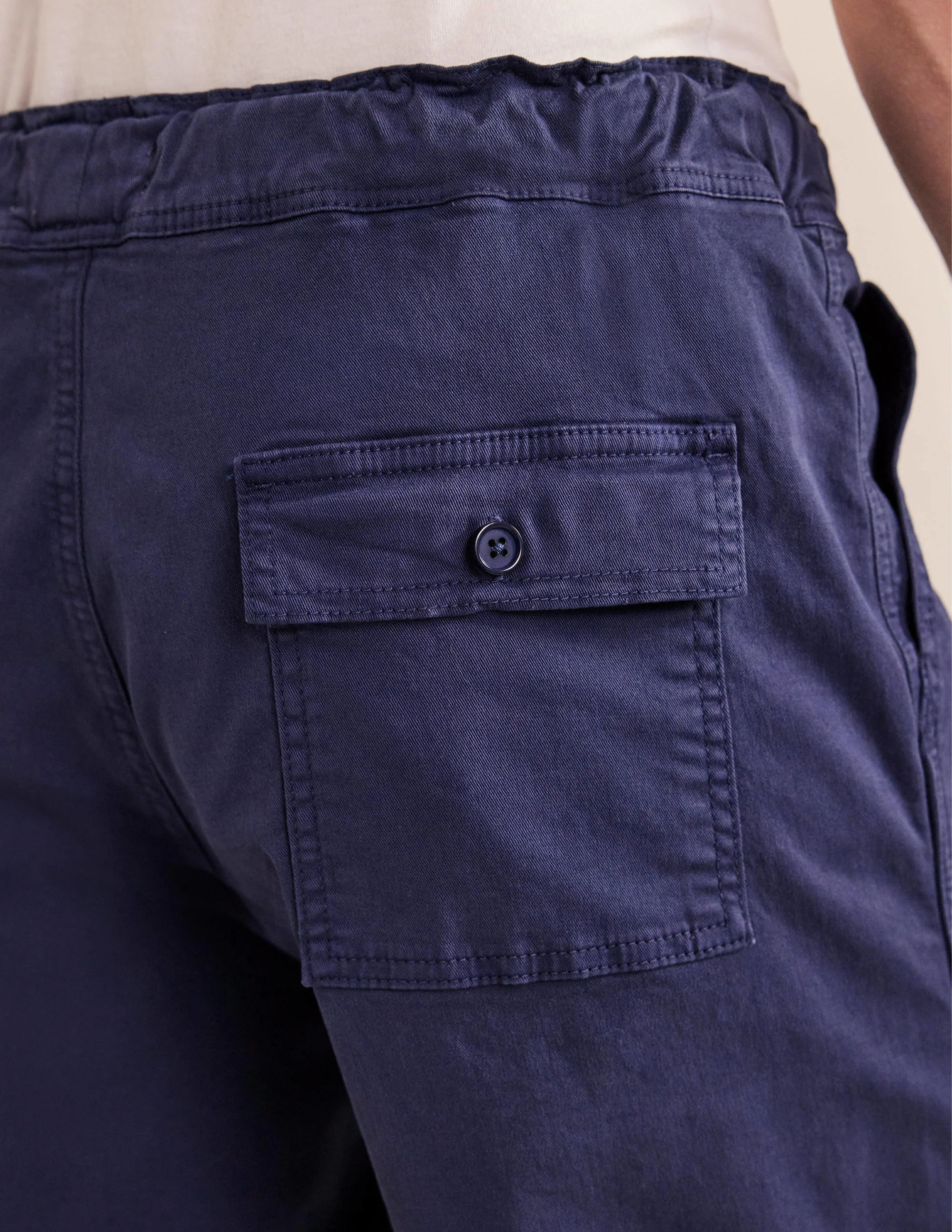 Lässige Twillshorts-Weltraumblau - Image 2