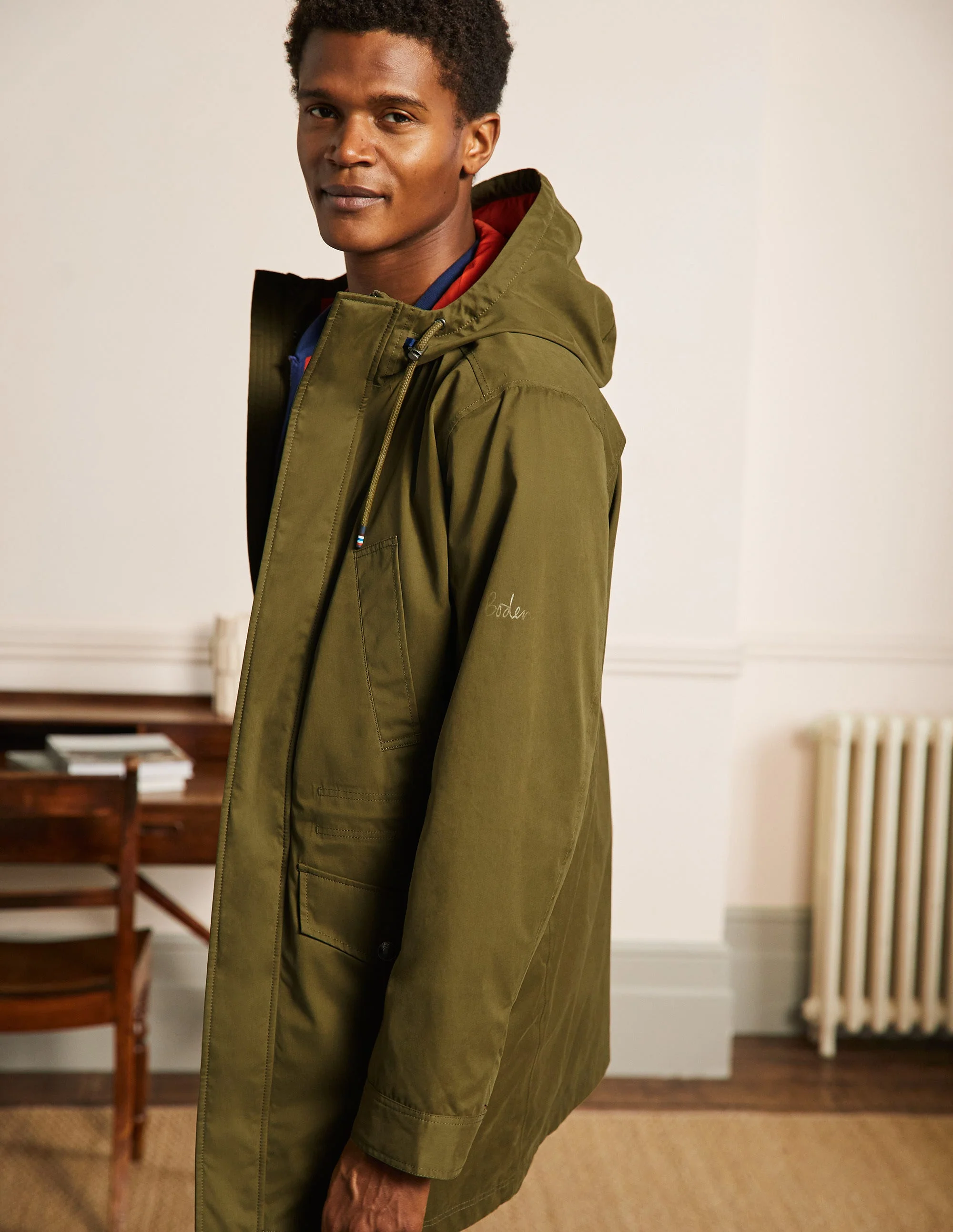 Langer 3-in-1-Parka-Khaki - Image 4