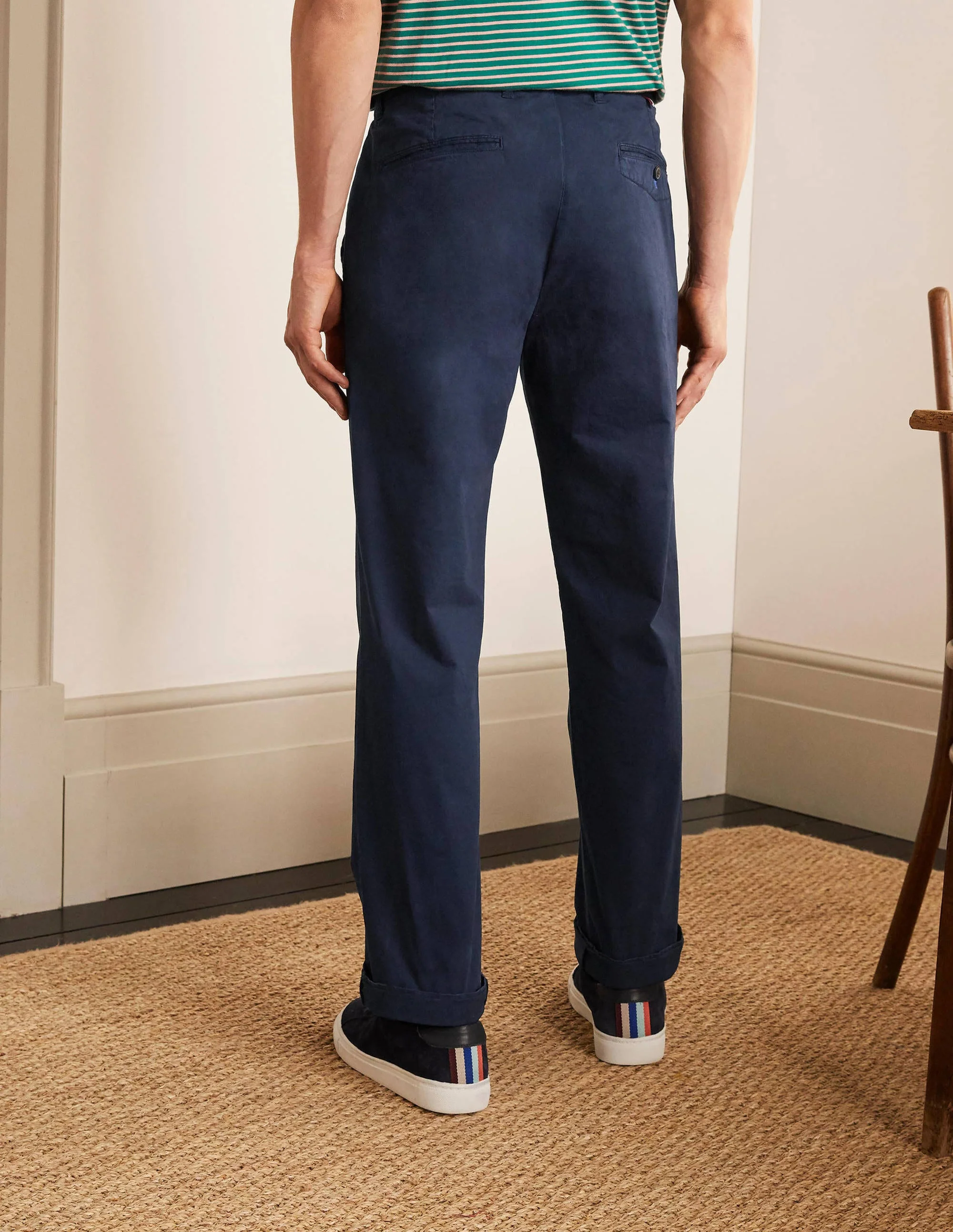 Leichte Chino-Hose-Marineblau - Image 3