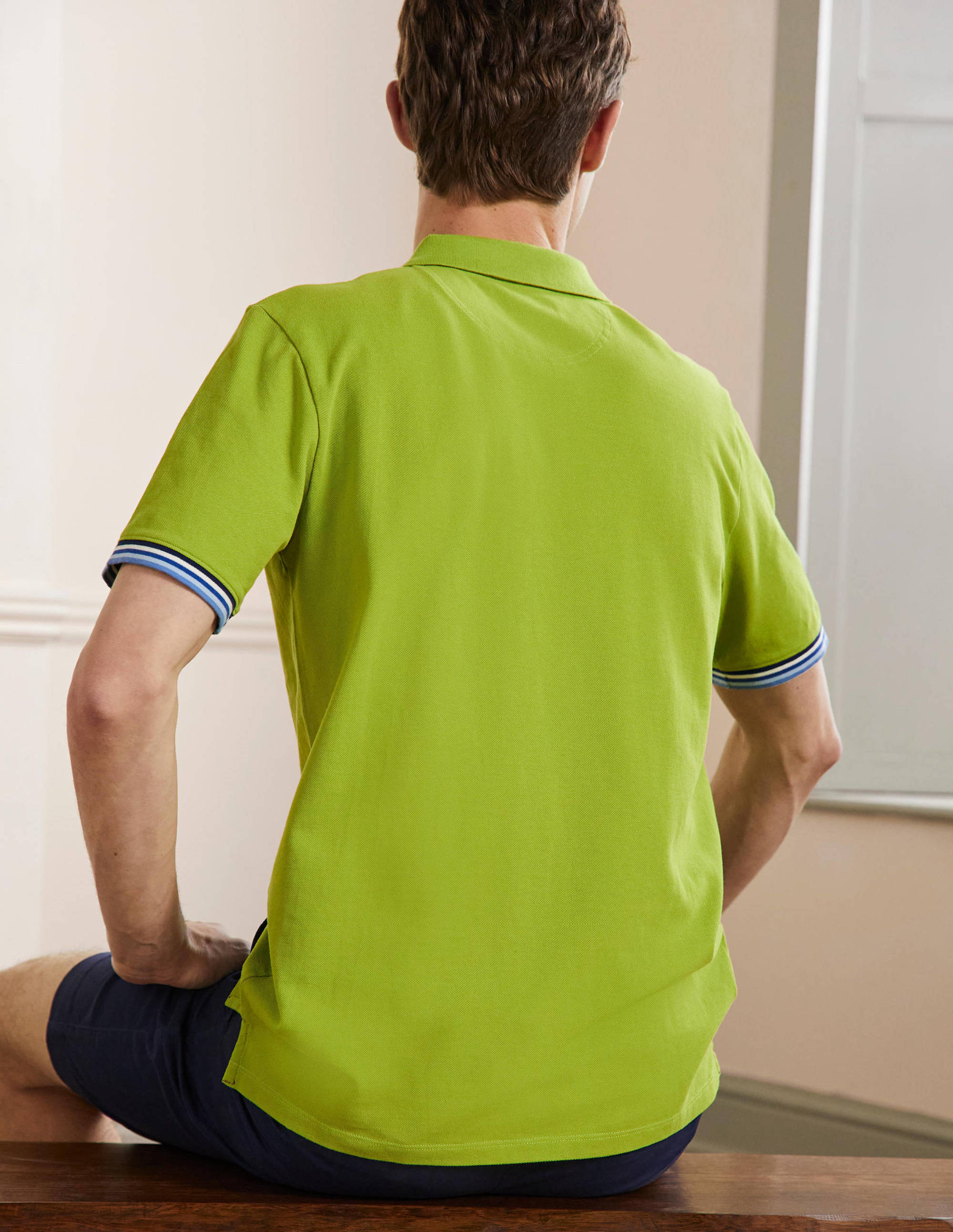 Piqué-Poloshirt-Kiwigrün - Image 3