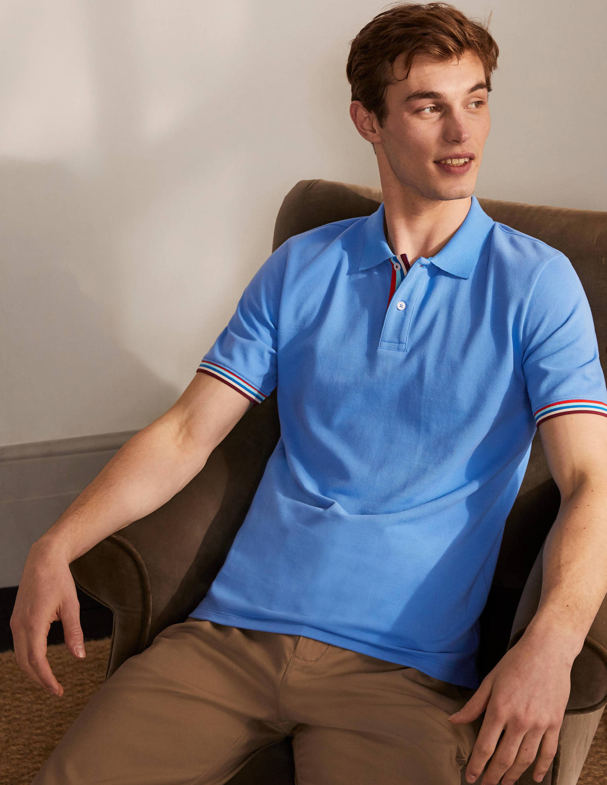 Piqué-Poloshirt-Küstenblau - Image 2