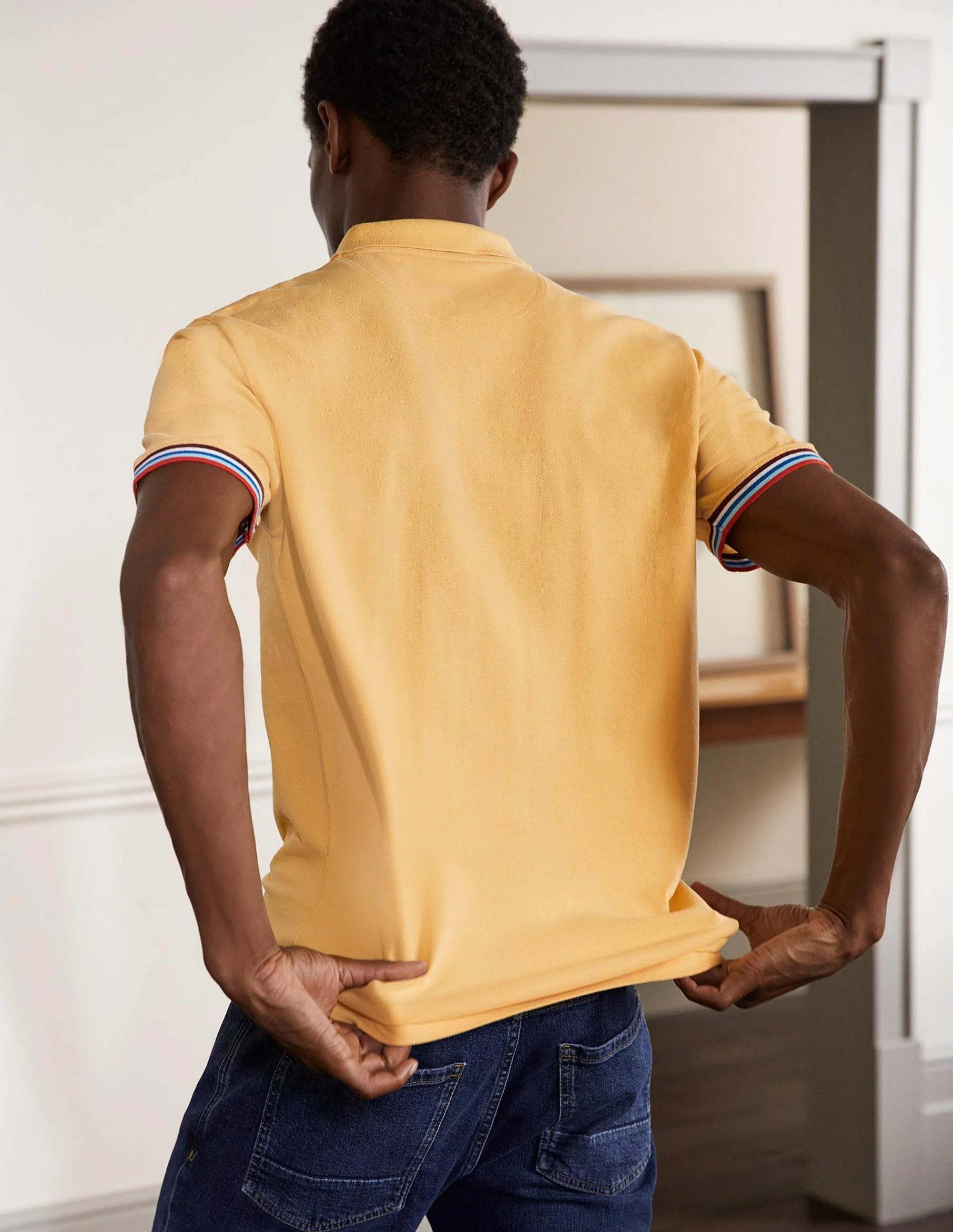Piqué-Poloshirt-Maisgelb - Image 3