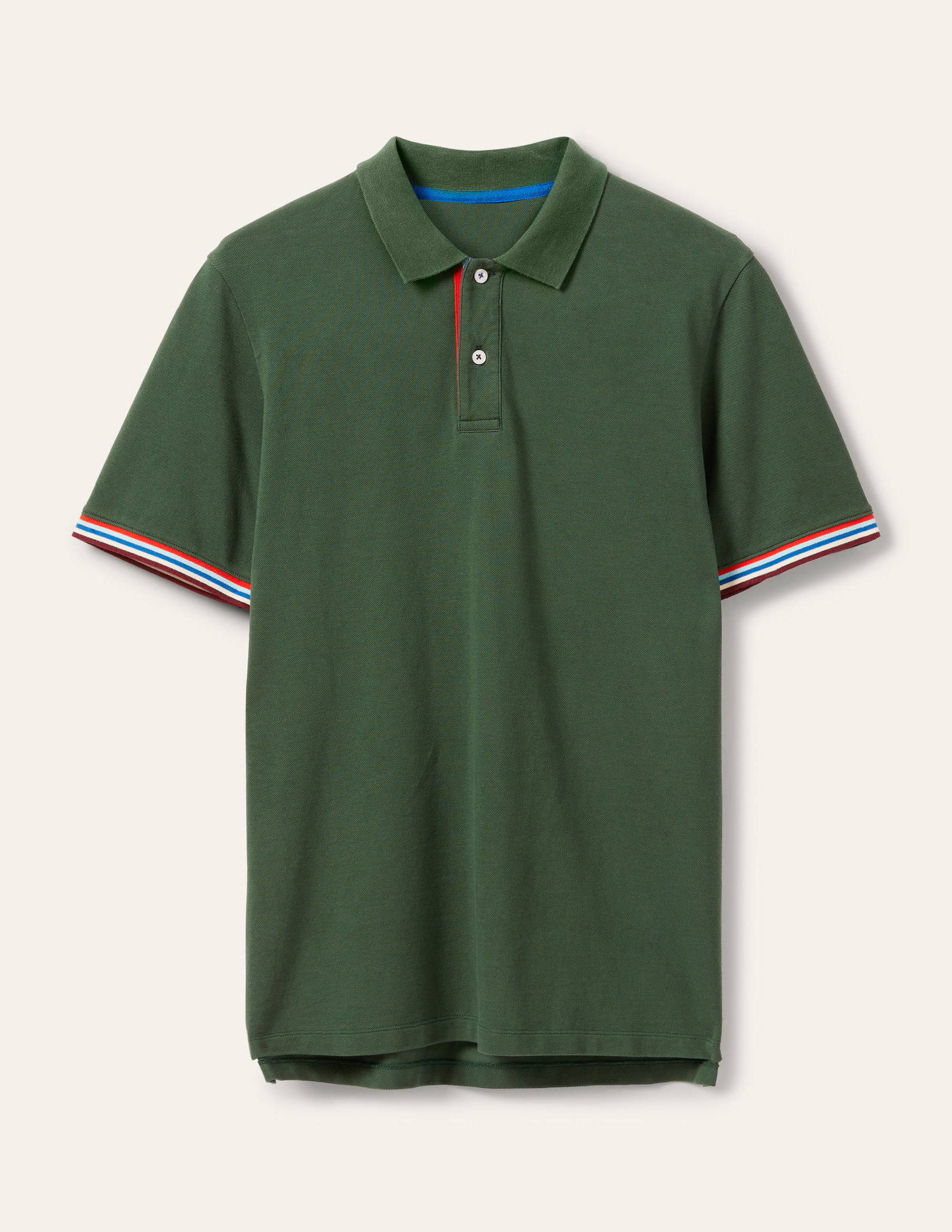 Piqué-Poloshirt-Parkgrün - Image 6