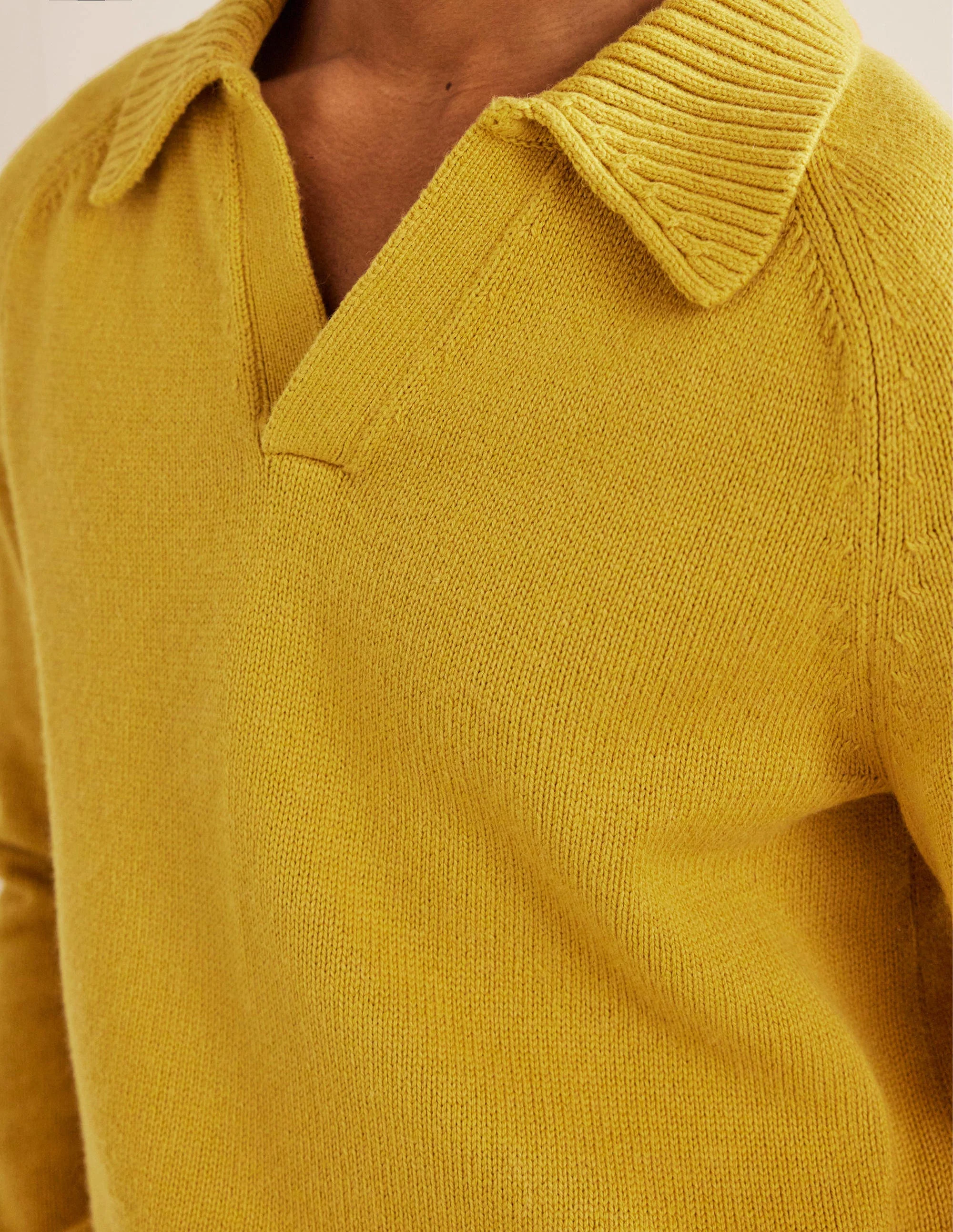 Pullover mit offenem Kragen-Helles Bronze - Image 2