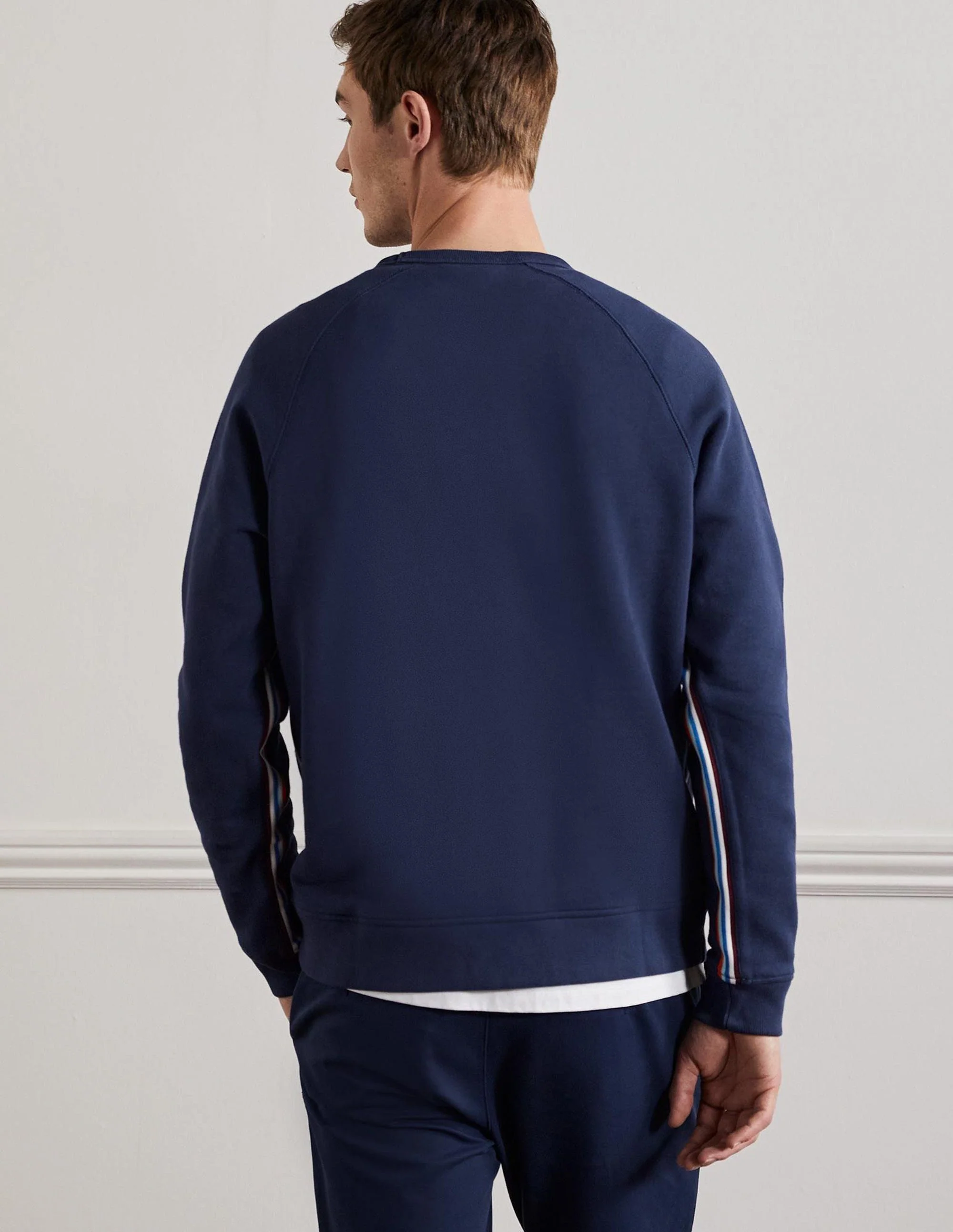 Raglan-Sweatshirt-Marineblau - Image 7