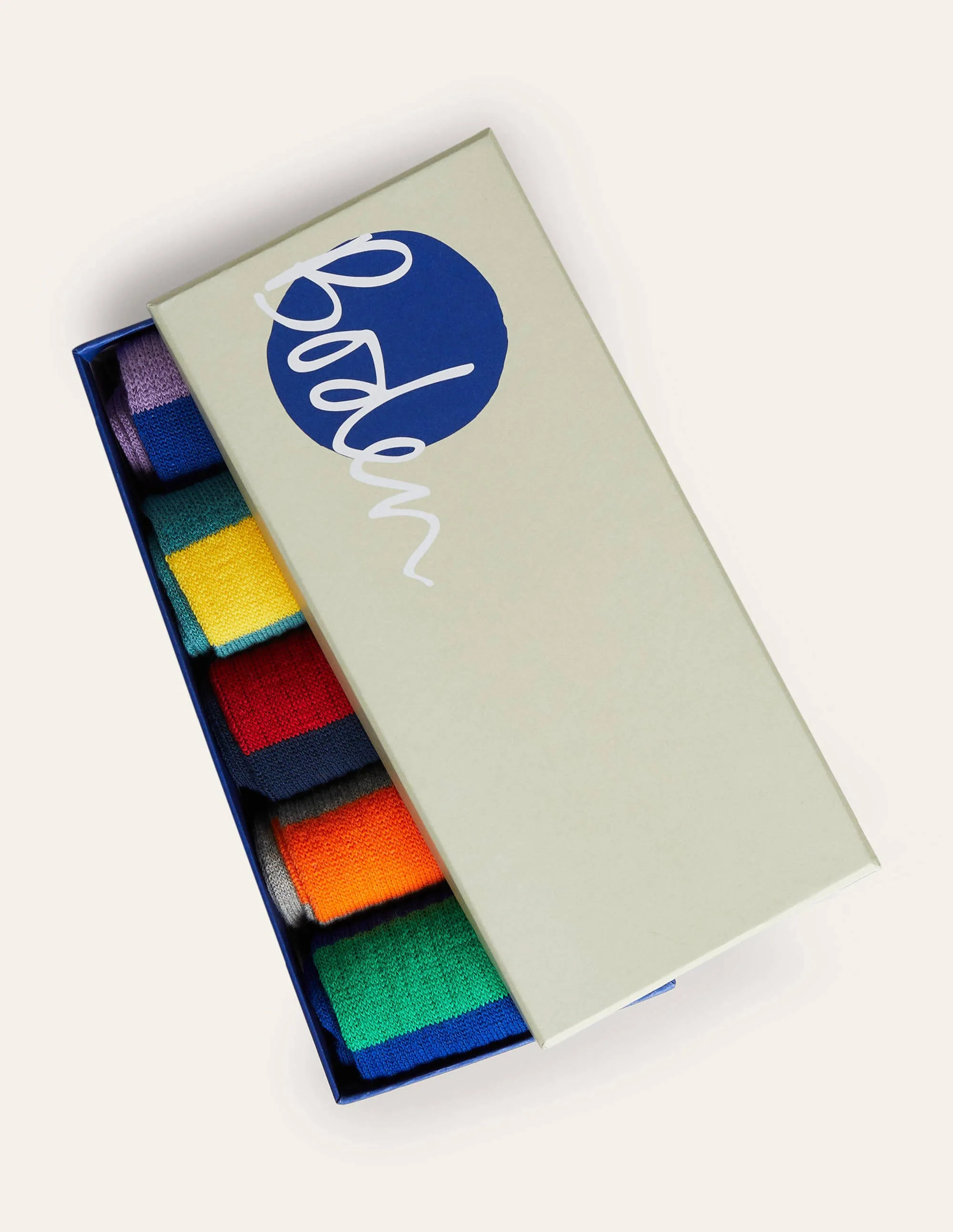 Rippensocken im 5er-Pack-Streifenmix - Image 2