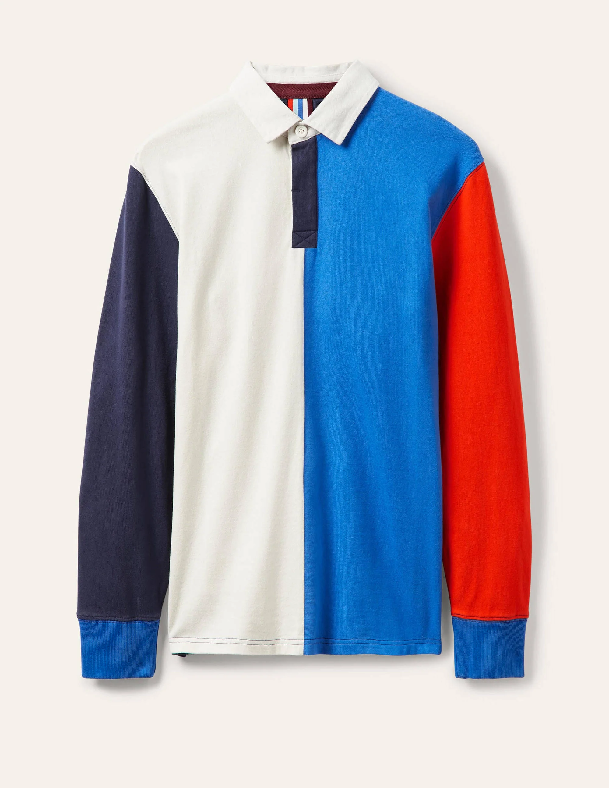 Rugbyshirt-Bunt, Blockfarben - Image 5