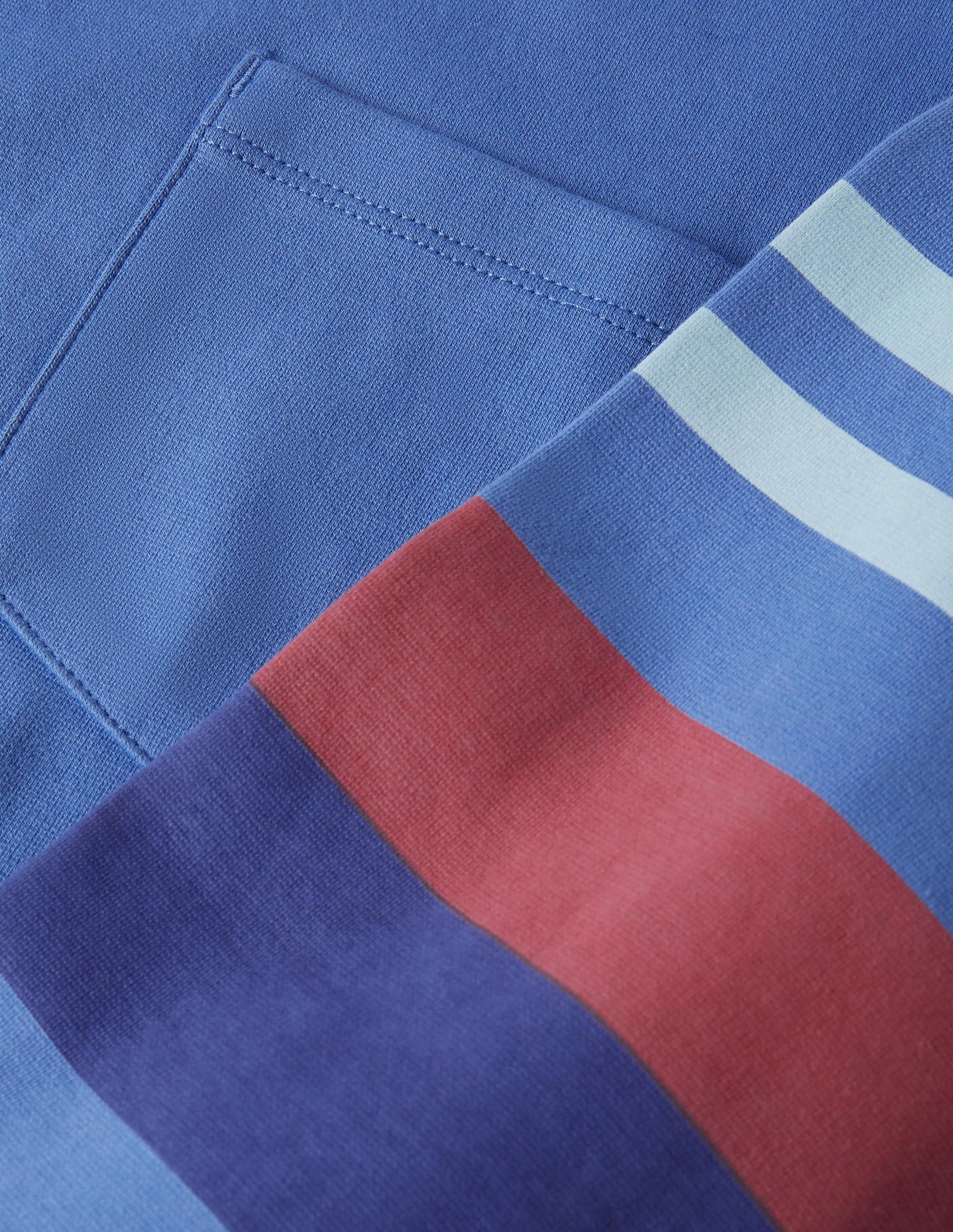 Rye Doubleface-Pullover mit Rundhalsausschnitt-Tintenblau, Gestreifte Ärmel - Image 5