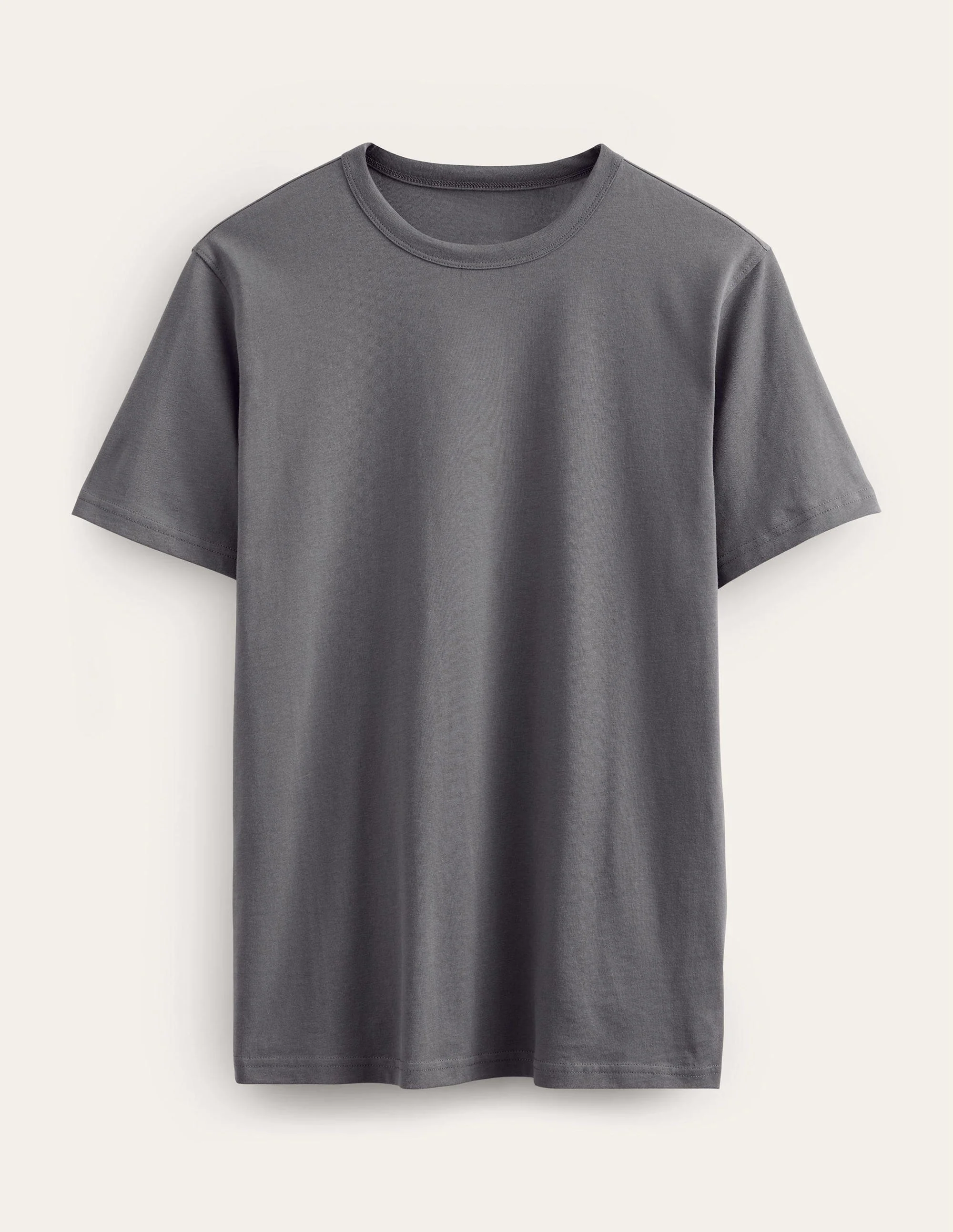 Schmal geschnittenes klassisches T-Shirt-Grau, Nadelstreifen - Image 5