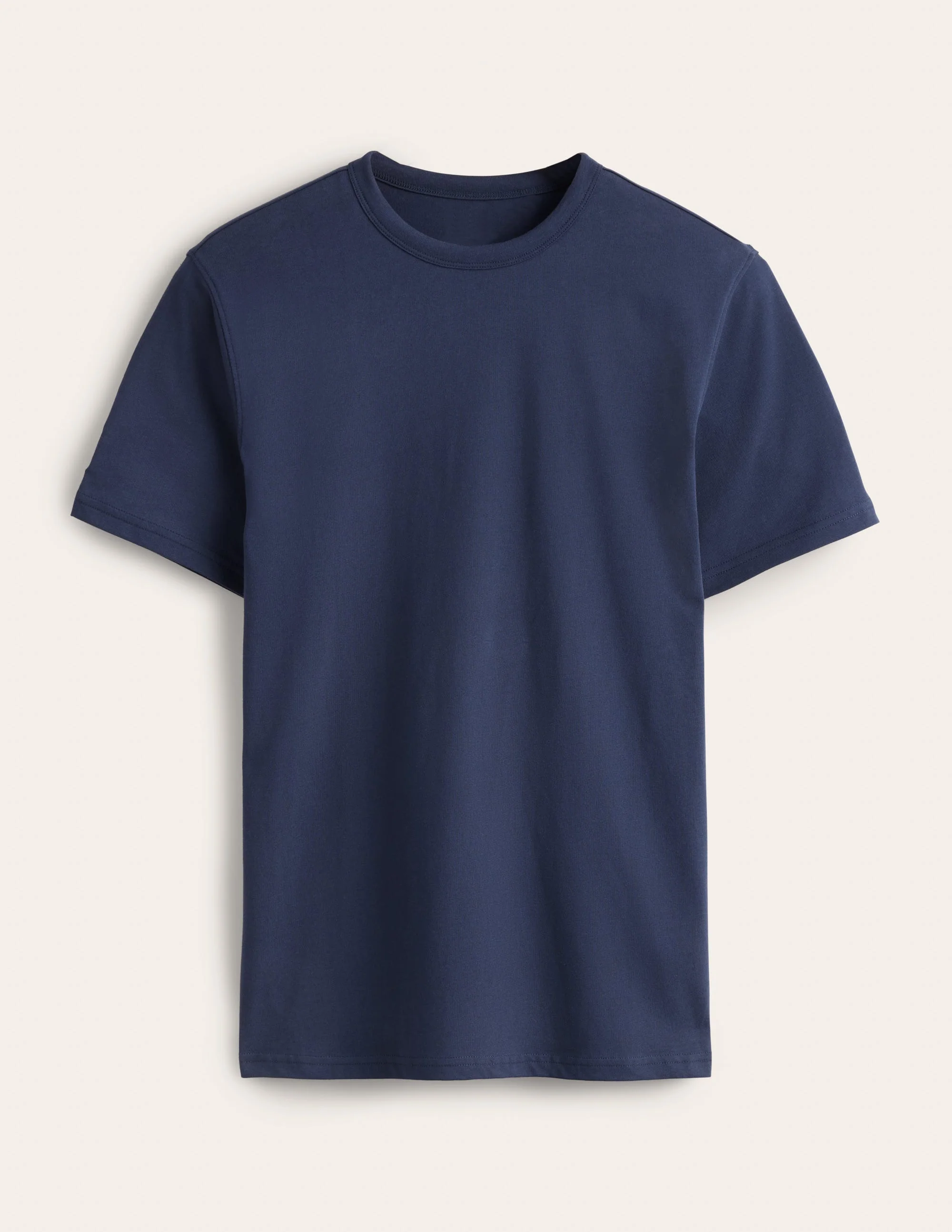 Schmal geschnittenes klassisches T-Shirt-Marineblau - Image 3