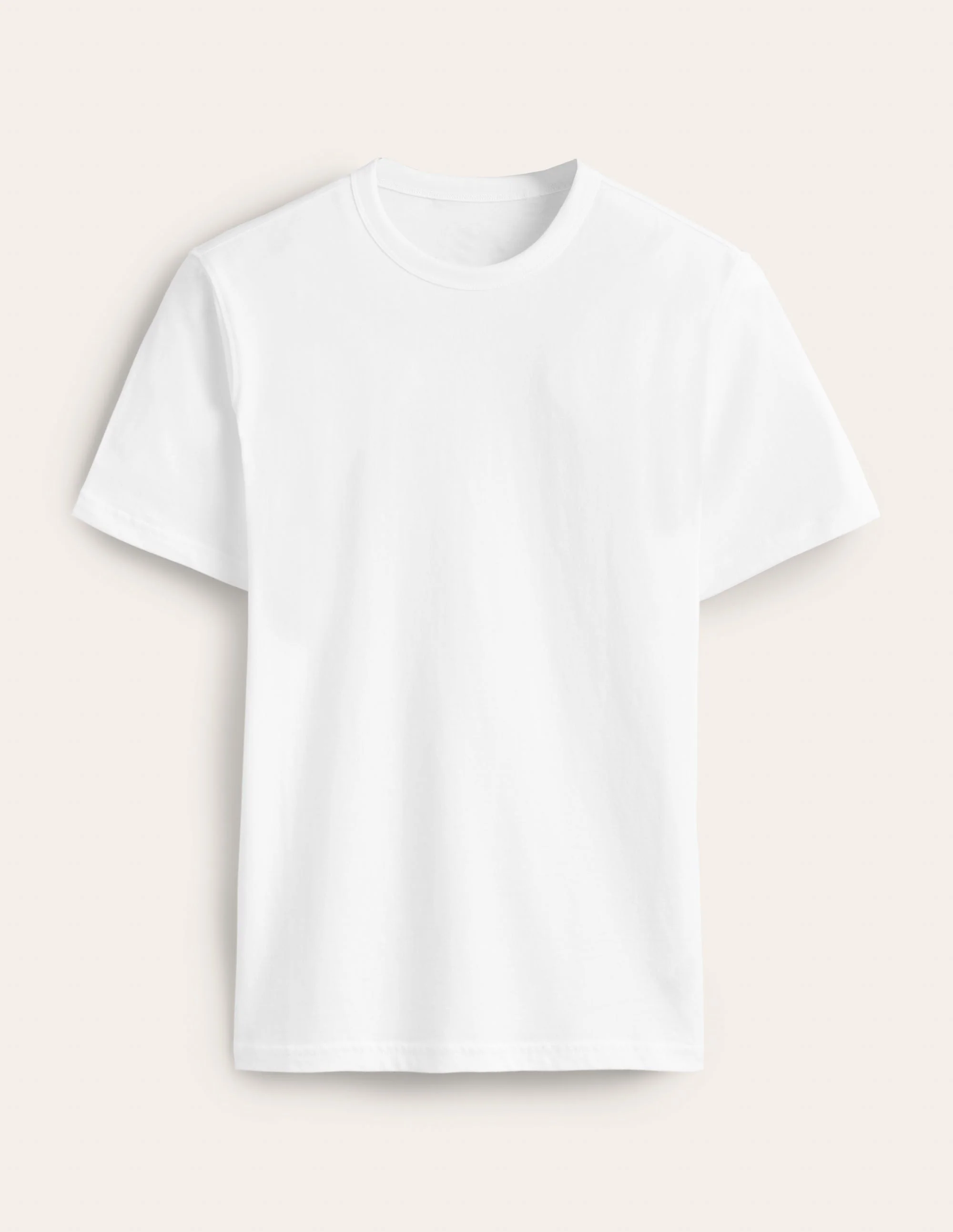 Schmal geschnittenes klassisches T-Shirt-Weiß - Image 5