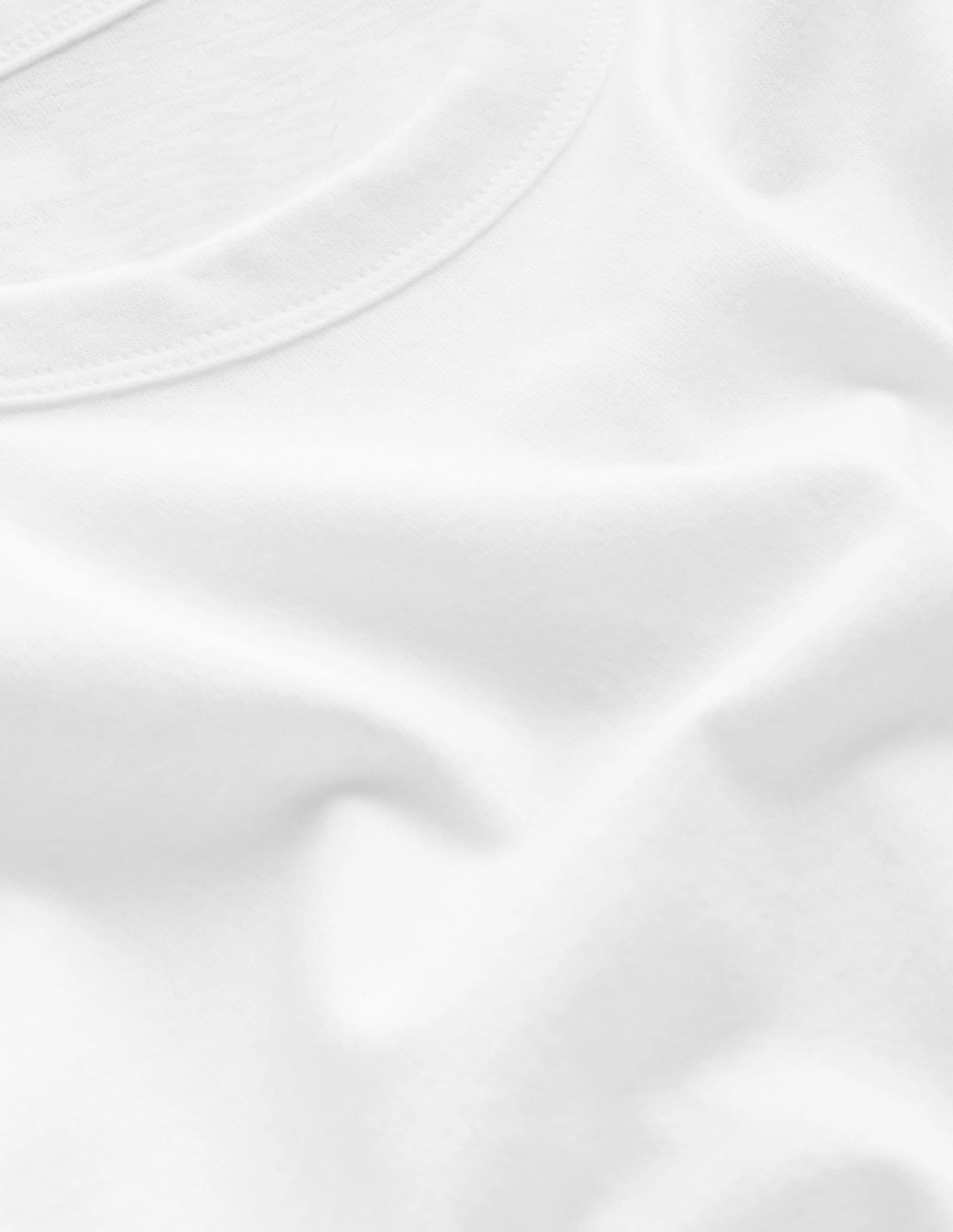 Schmal geschnittenes klassisches T-Shirt-Weiß - Image 6