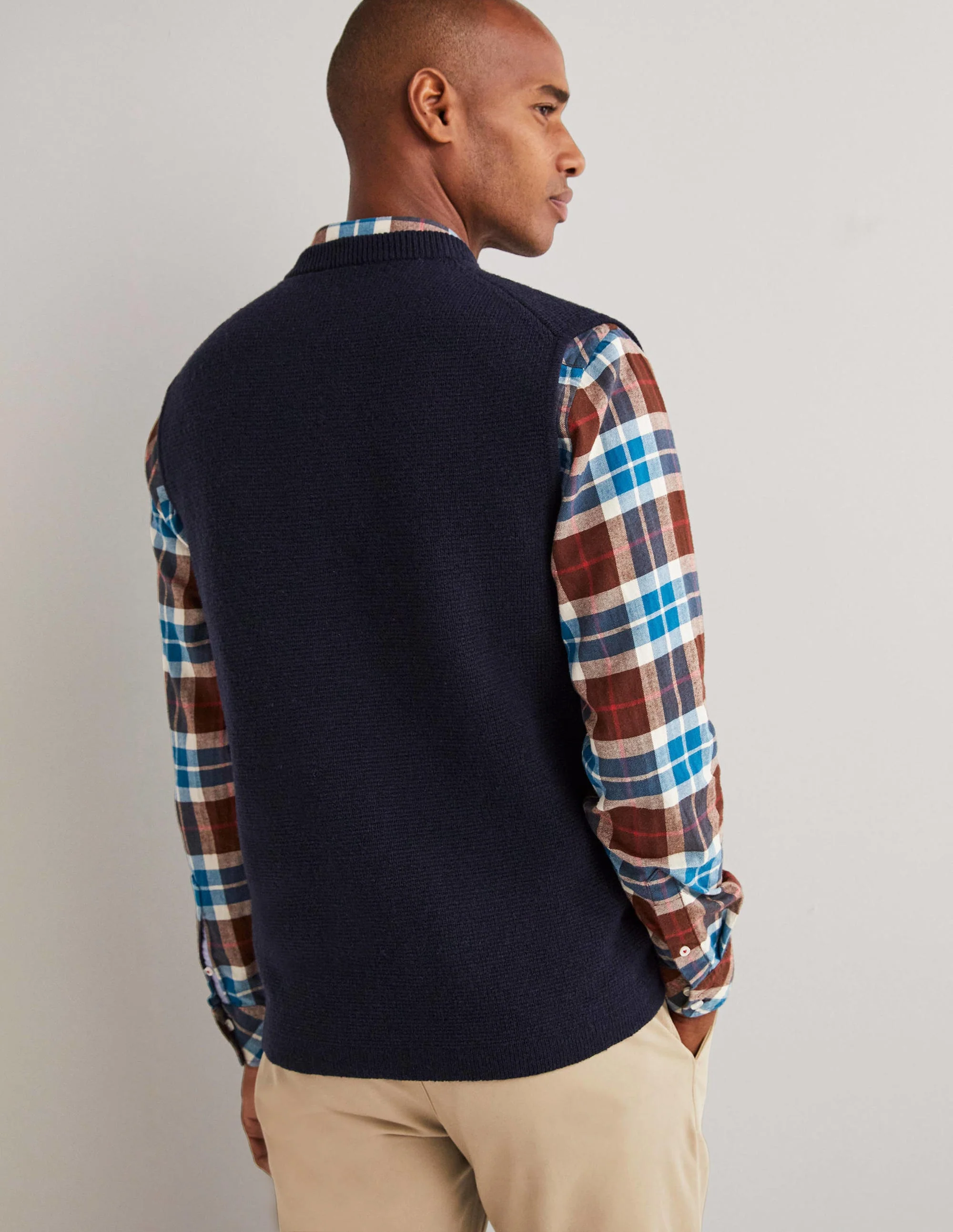 Strickweste-Marineblau - Image 3