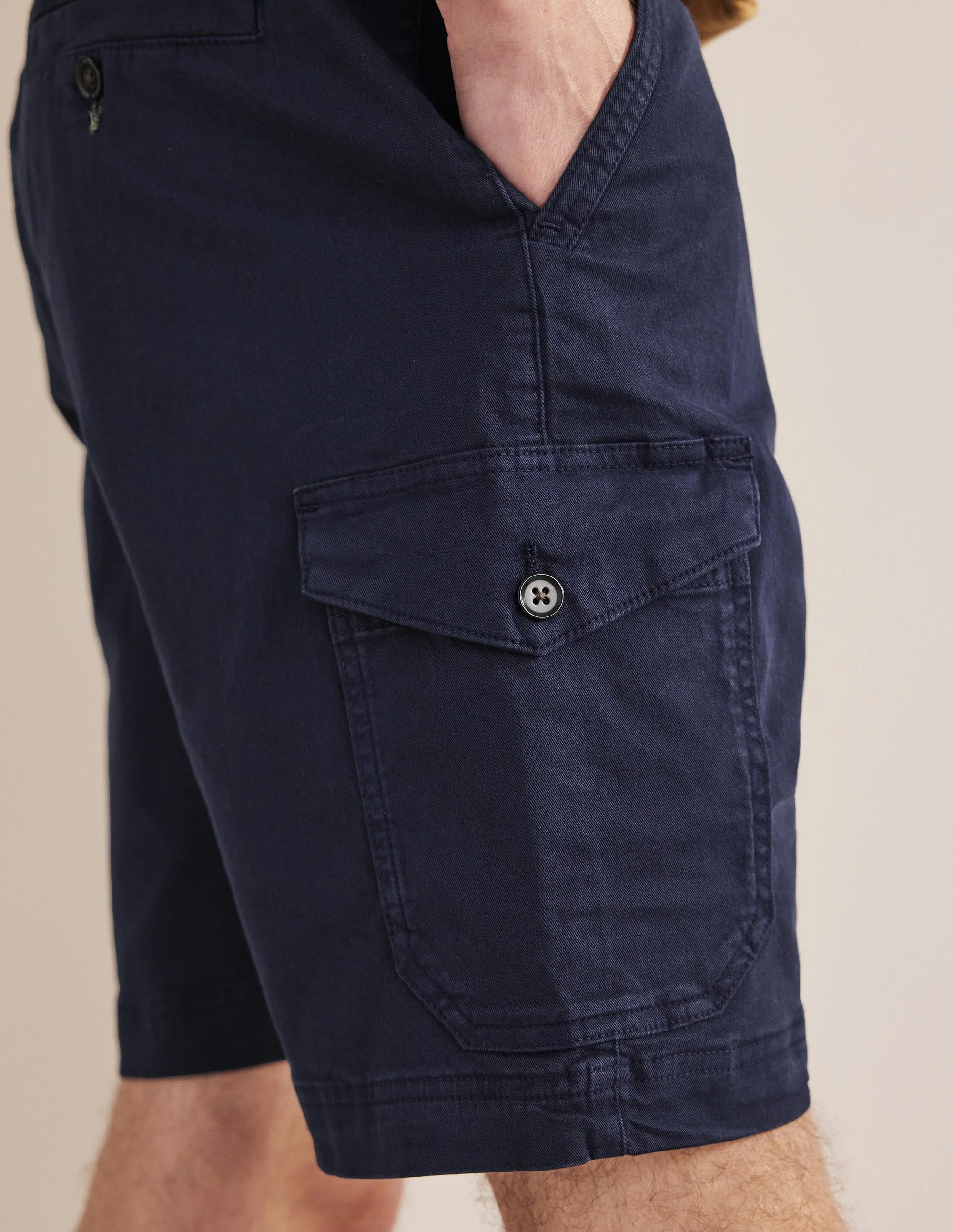 Stückgefärbte Cargoshorts-Französisches Navy - Image 2