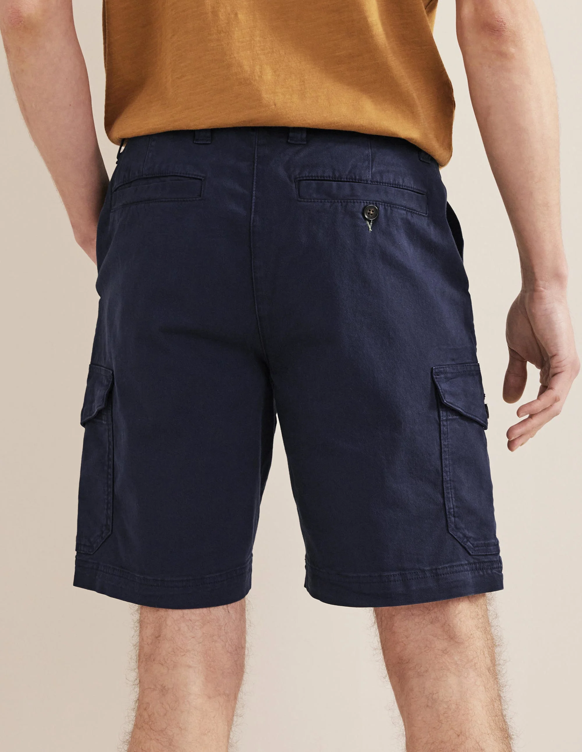 Stückgefärbte Cargoshorts-Französisches Navy - Image 3
