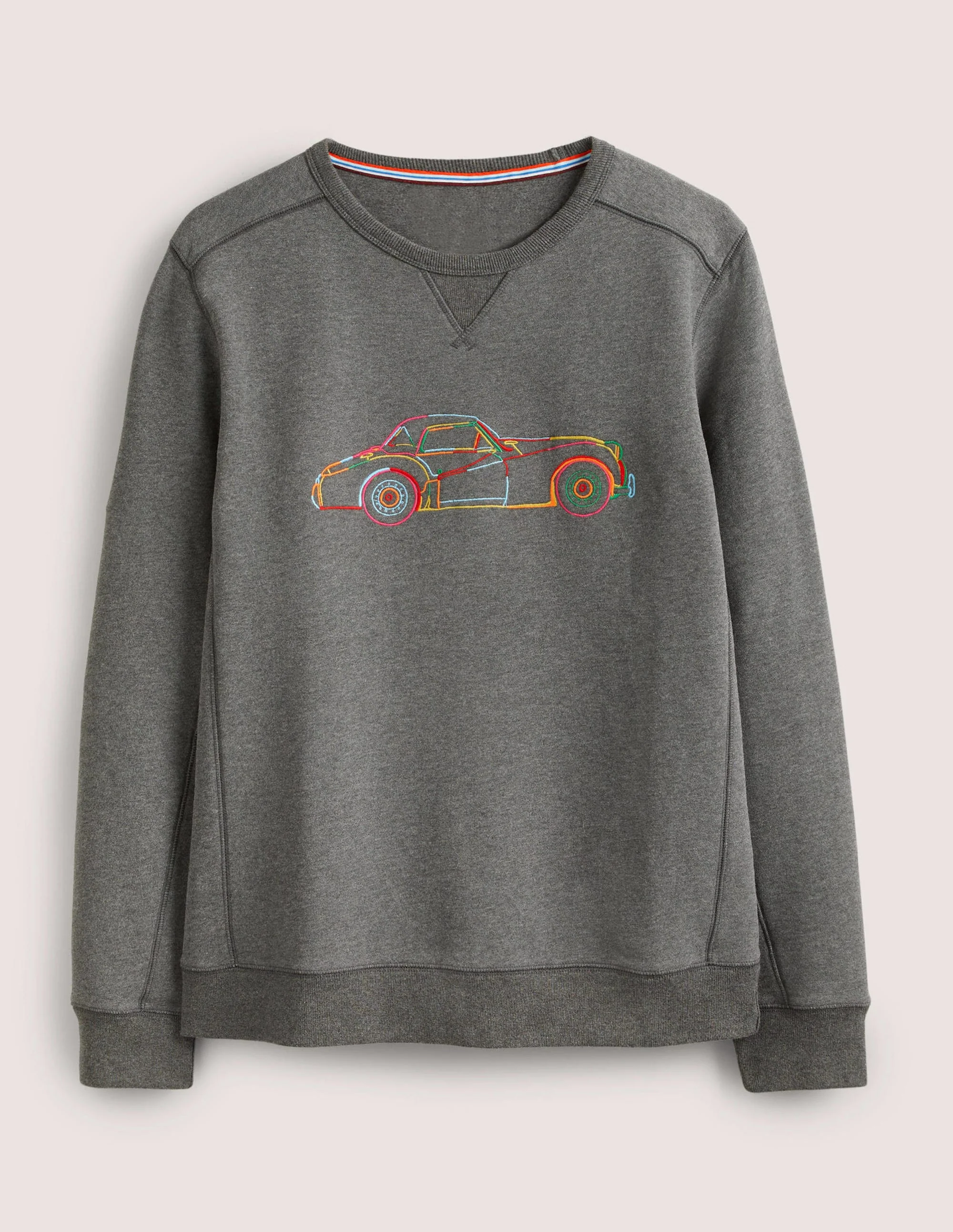 Superweiches Sweatshirt-Anthrazit Meliert - Image 6